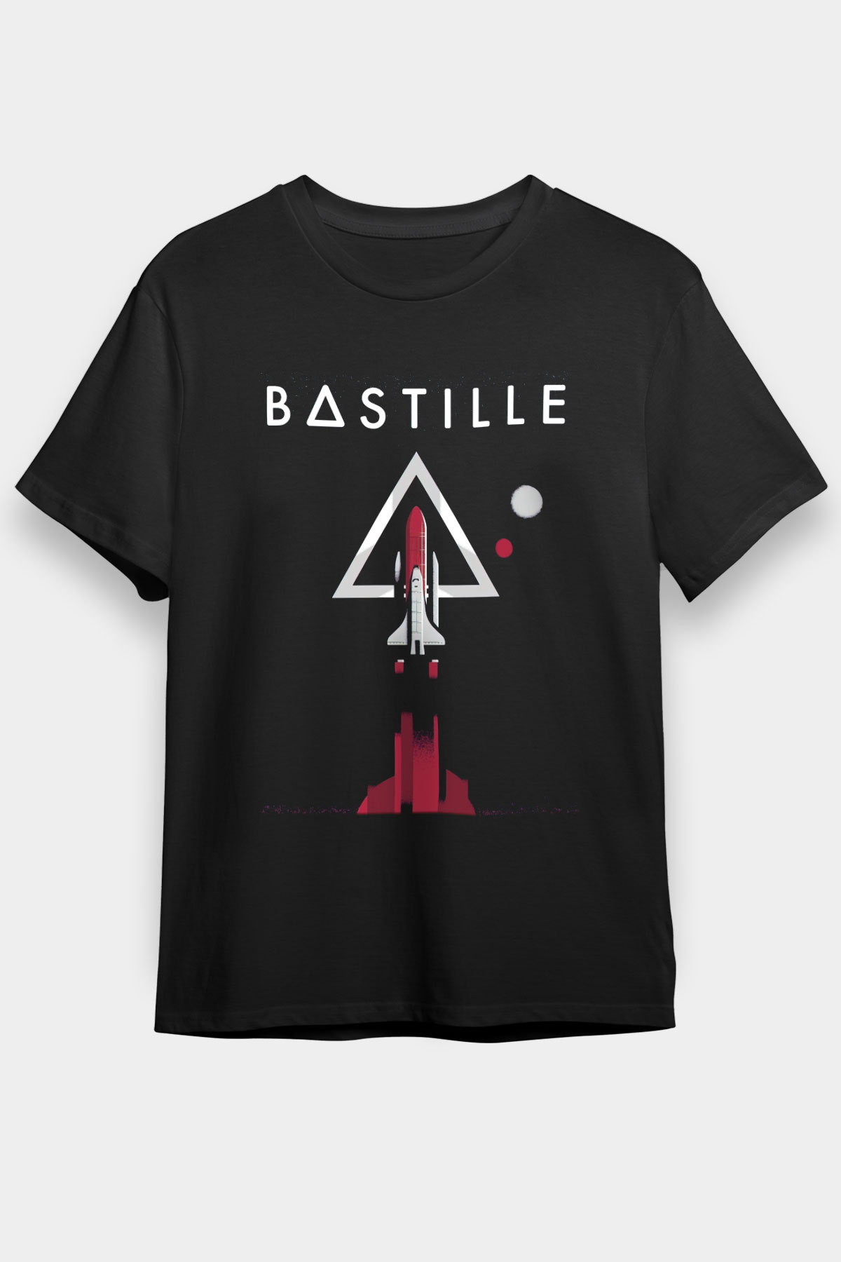 Bastille Siyah Unisex Tişört T-Shirt - TişörtFabrikası