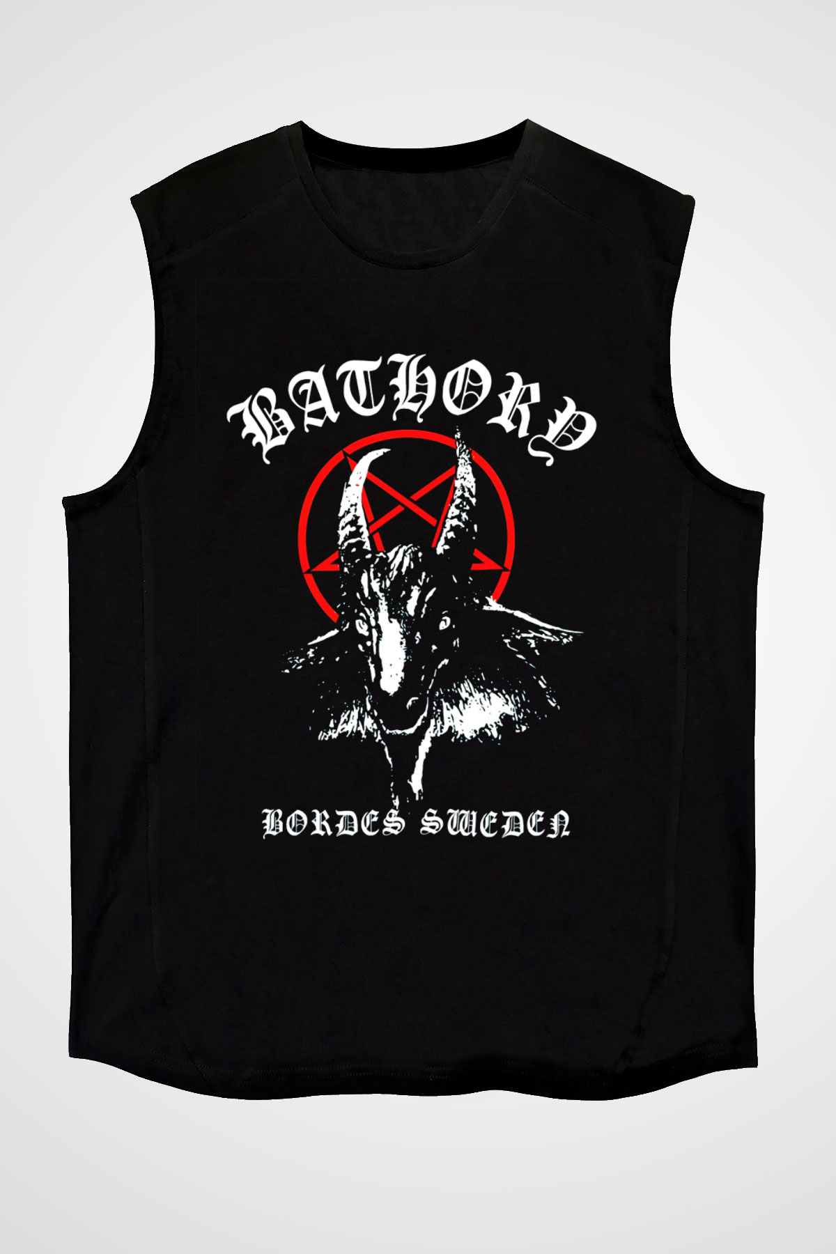 Bathory Siyah Unisex Kolsuz Tişört