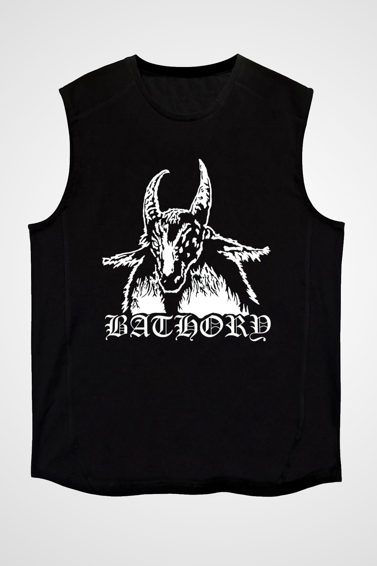 Bathory Siyah Unisex Kolsuz Tişört