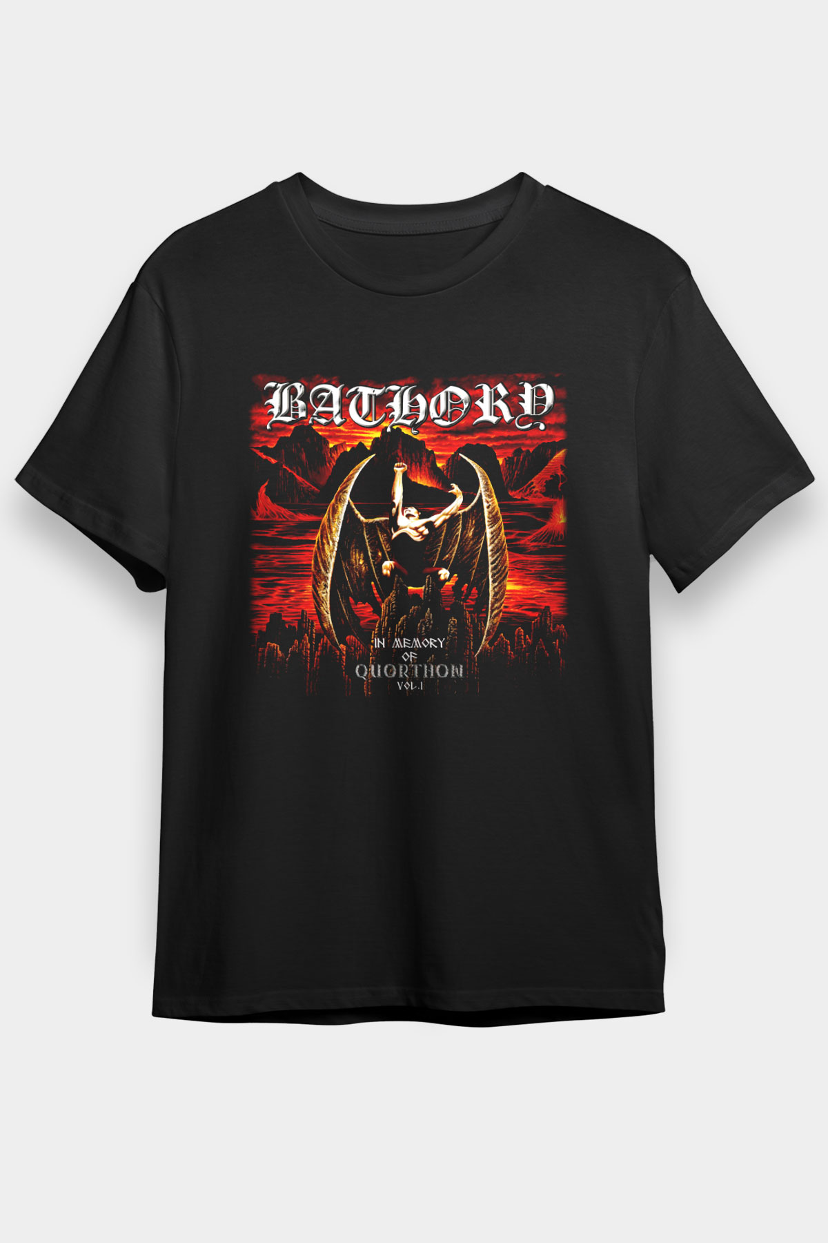 Bathory Siyah Unisex Tişört T-Shirt - TişörtFabrikası