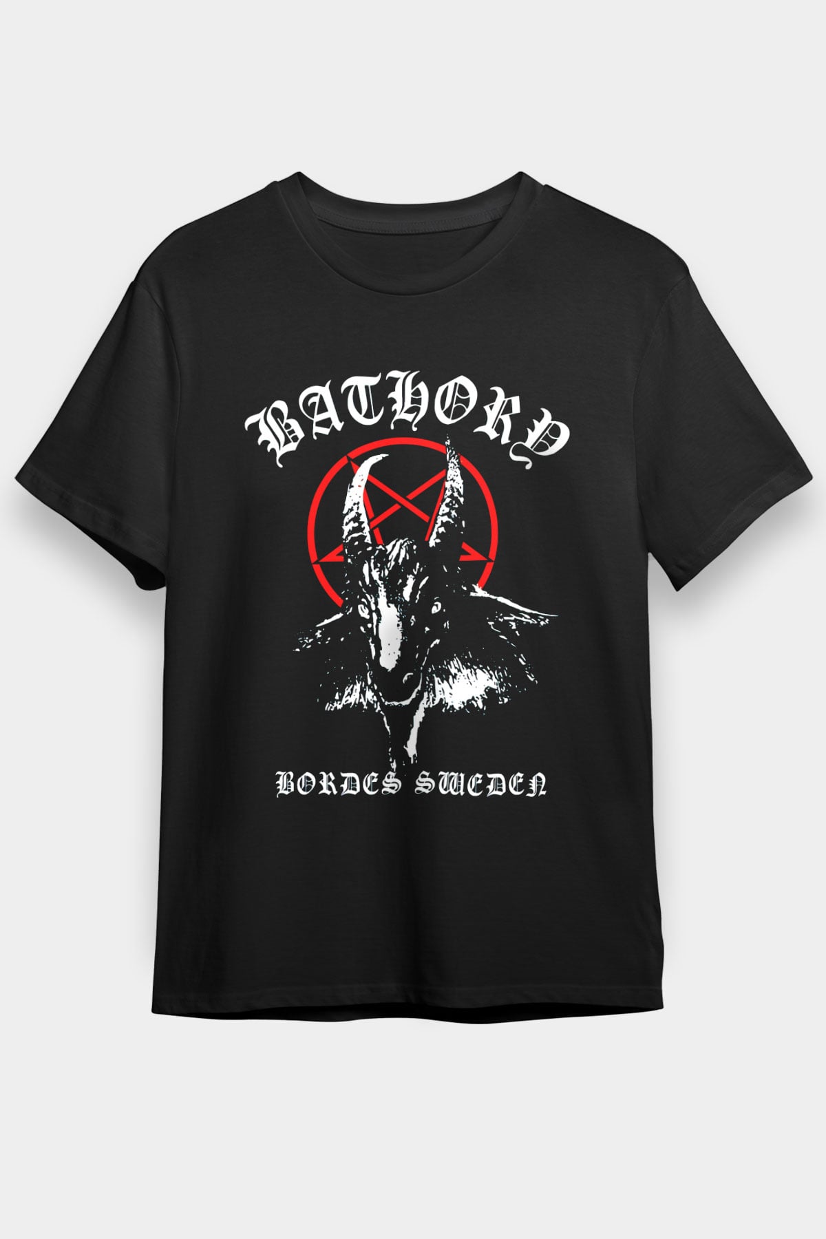 Bathory Siyah Unisex Tişört T-Shirt - TişörtFabrikası