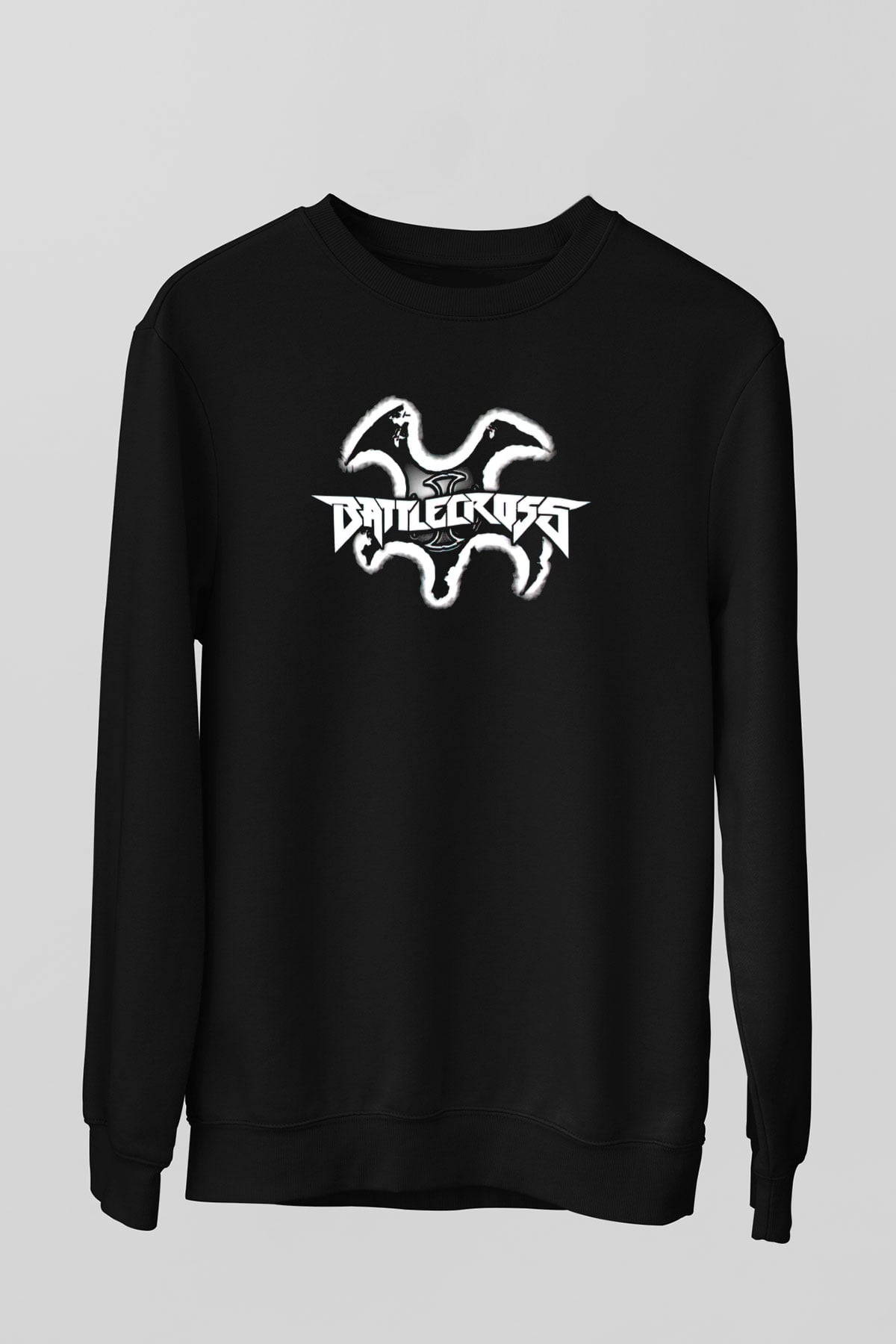 Battlecross Siyah Unisex Sweatshirt