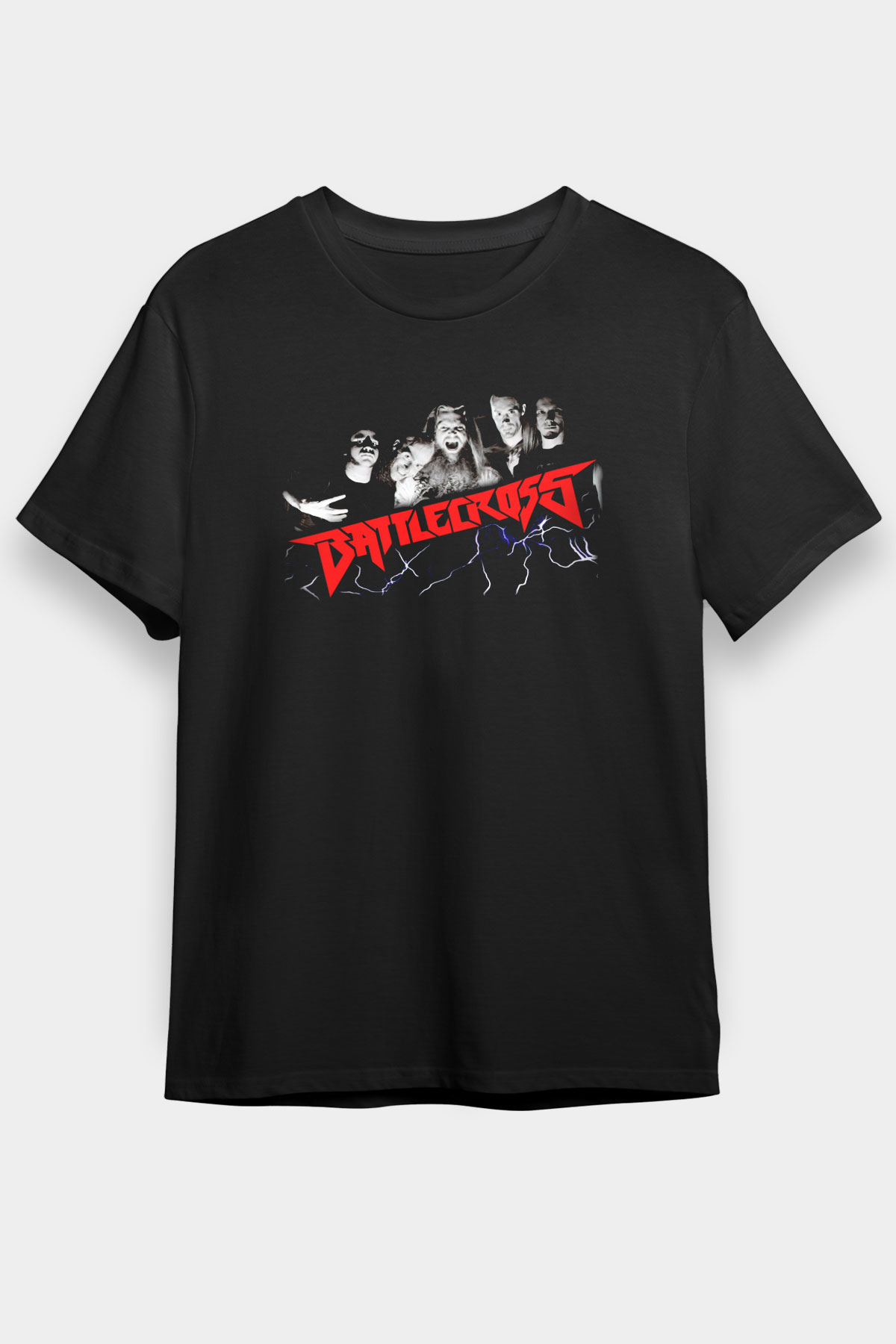 Battlecross Siyah Unisex Tişört T-Shirt - TişörtFabrikası