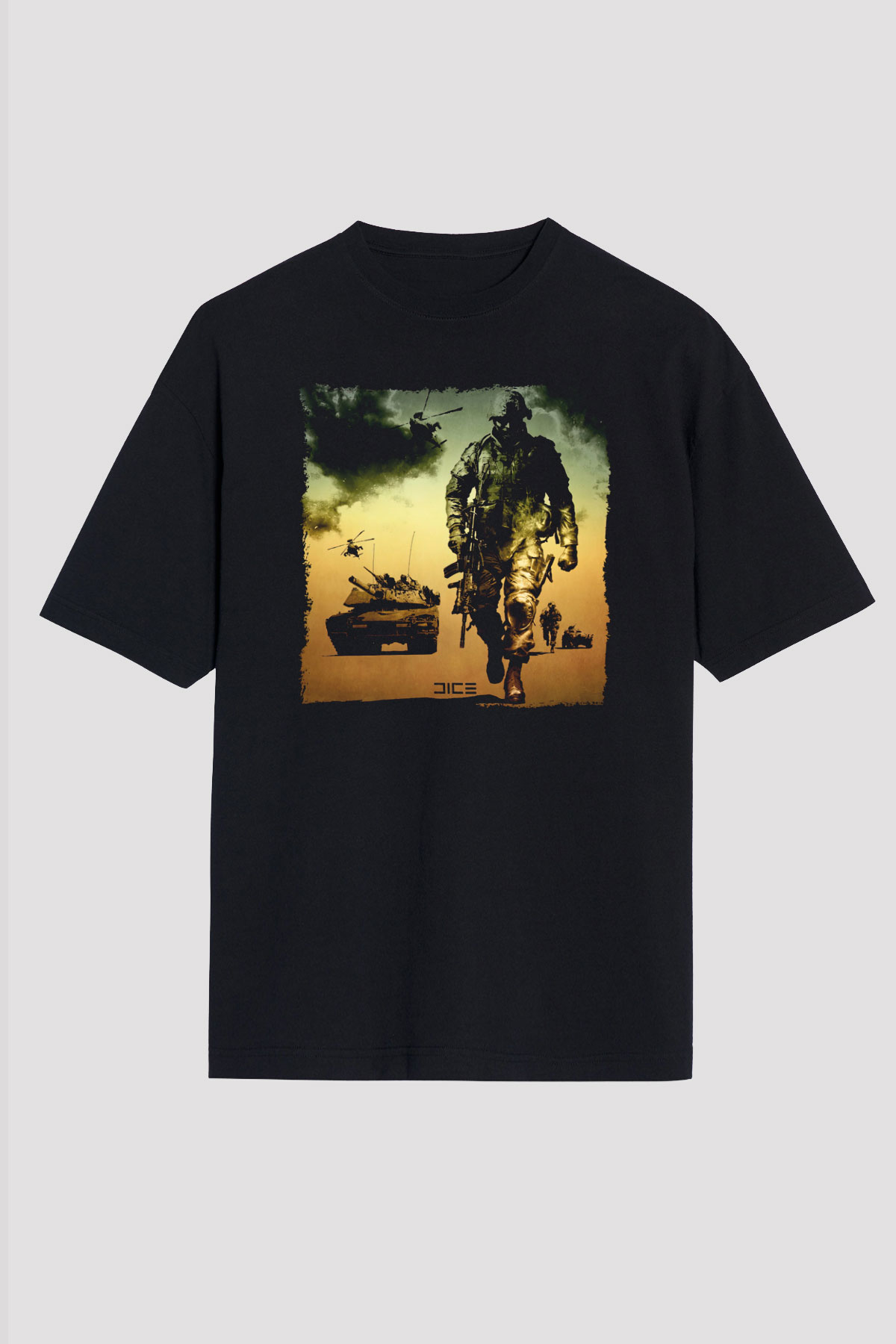 Battlefield Siyah Unisex Tişört T-Shirt