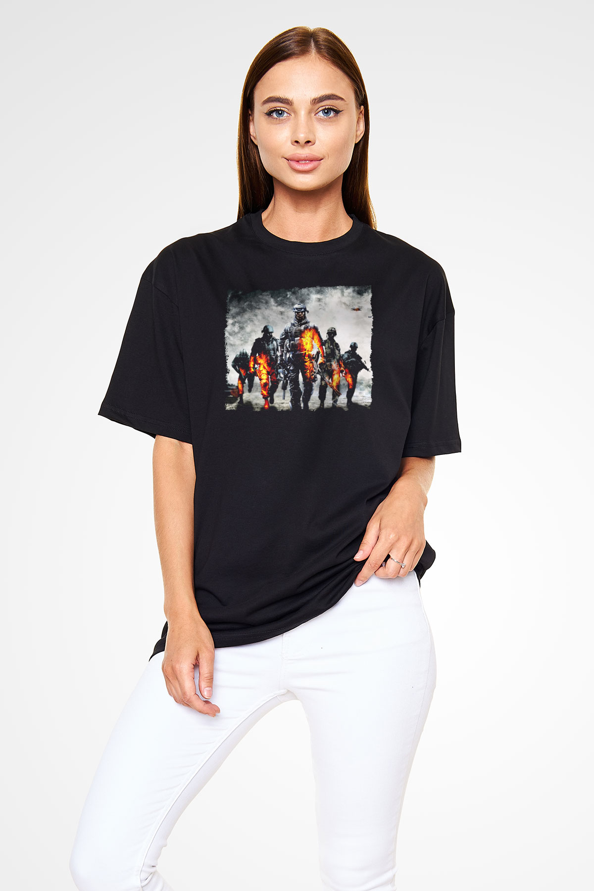Battlefield Siyah Unisex Tişört T-Shirt