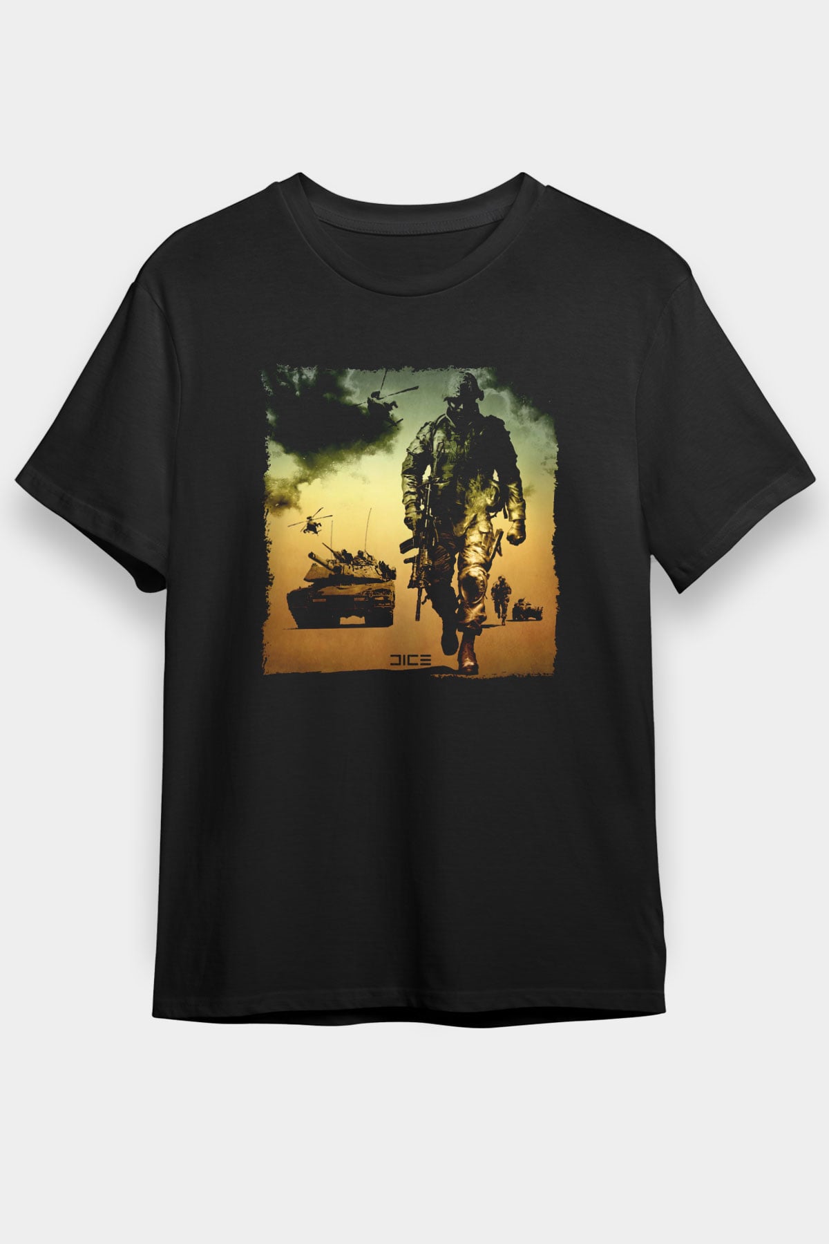 Battlefield Siyah Unisex Tişört T-Shirt