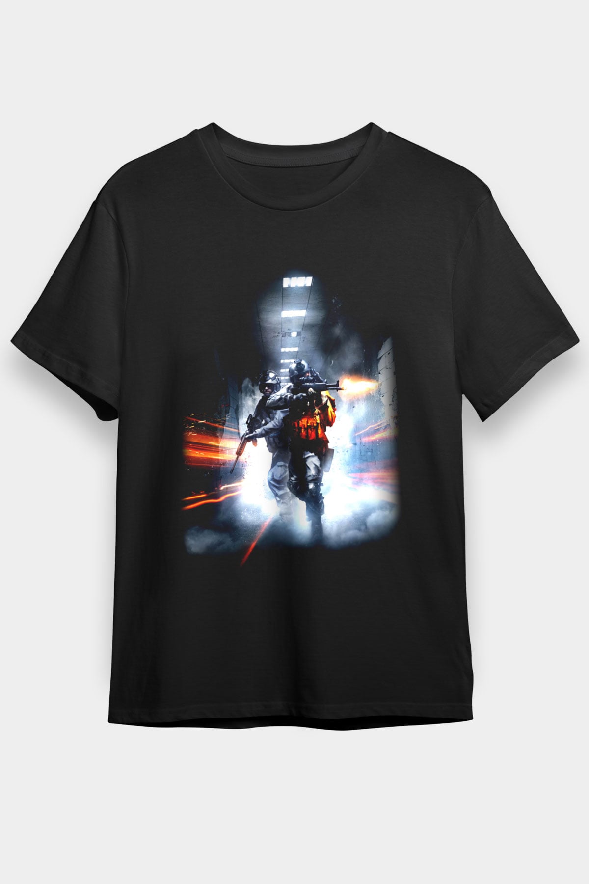 Battlefield Siyah Unisex Tişört T-Shirt