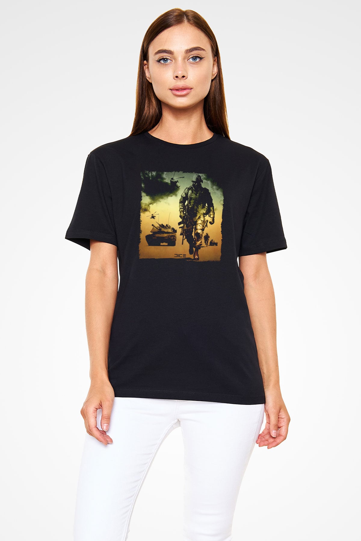 Battlefield Siyah Unisex Tişört T-Shirt