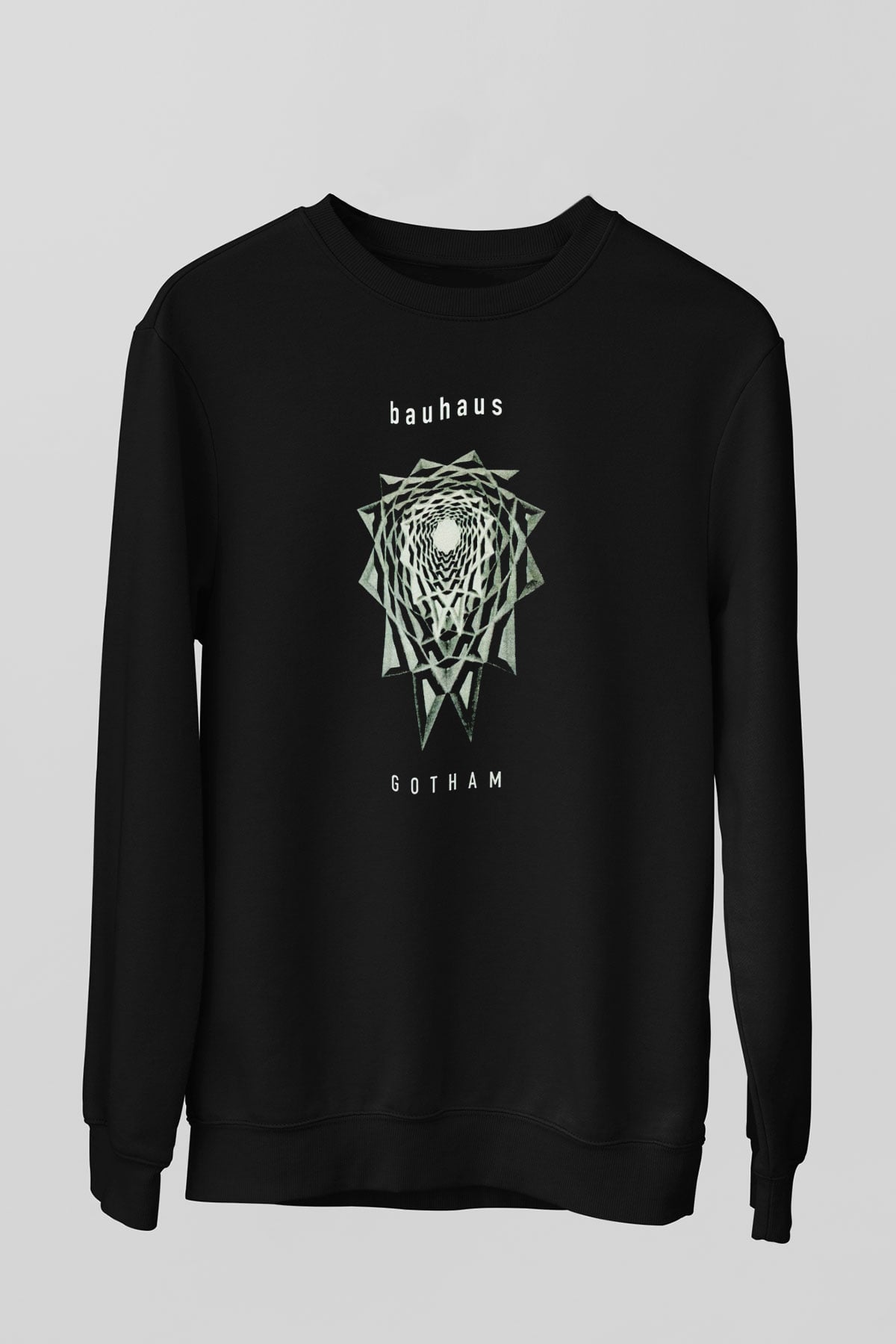 Bauhaus Siyah Unisex Sweatshirt