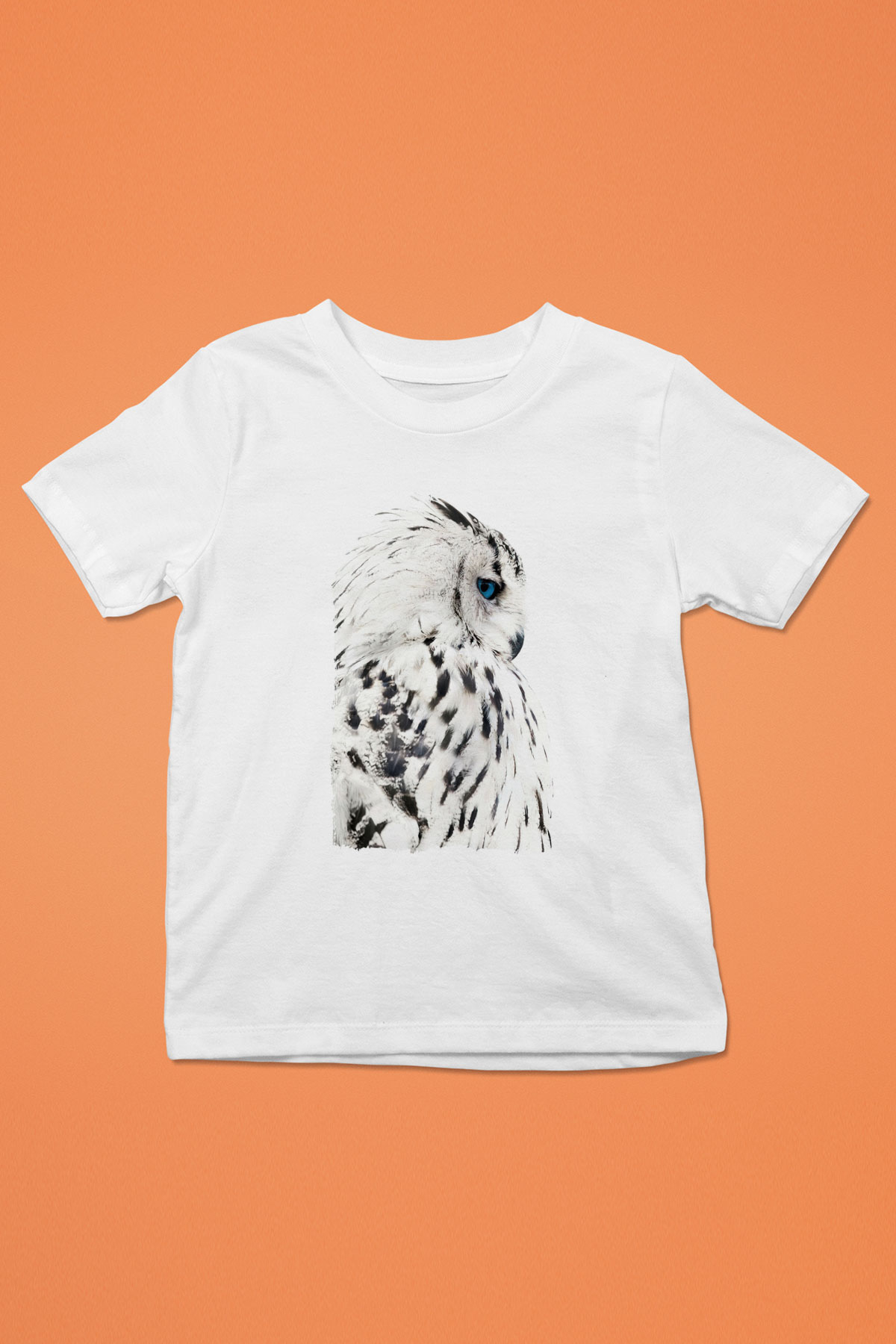 Baykuş Beyaz Unisex Çocuk Tişört