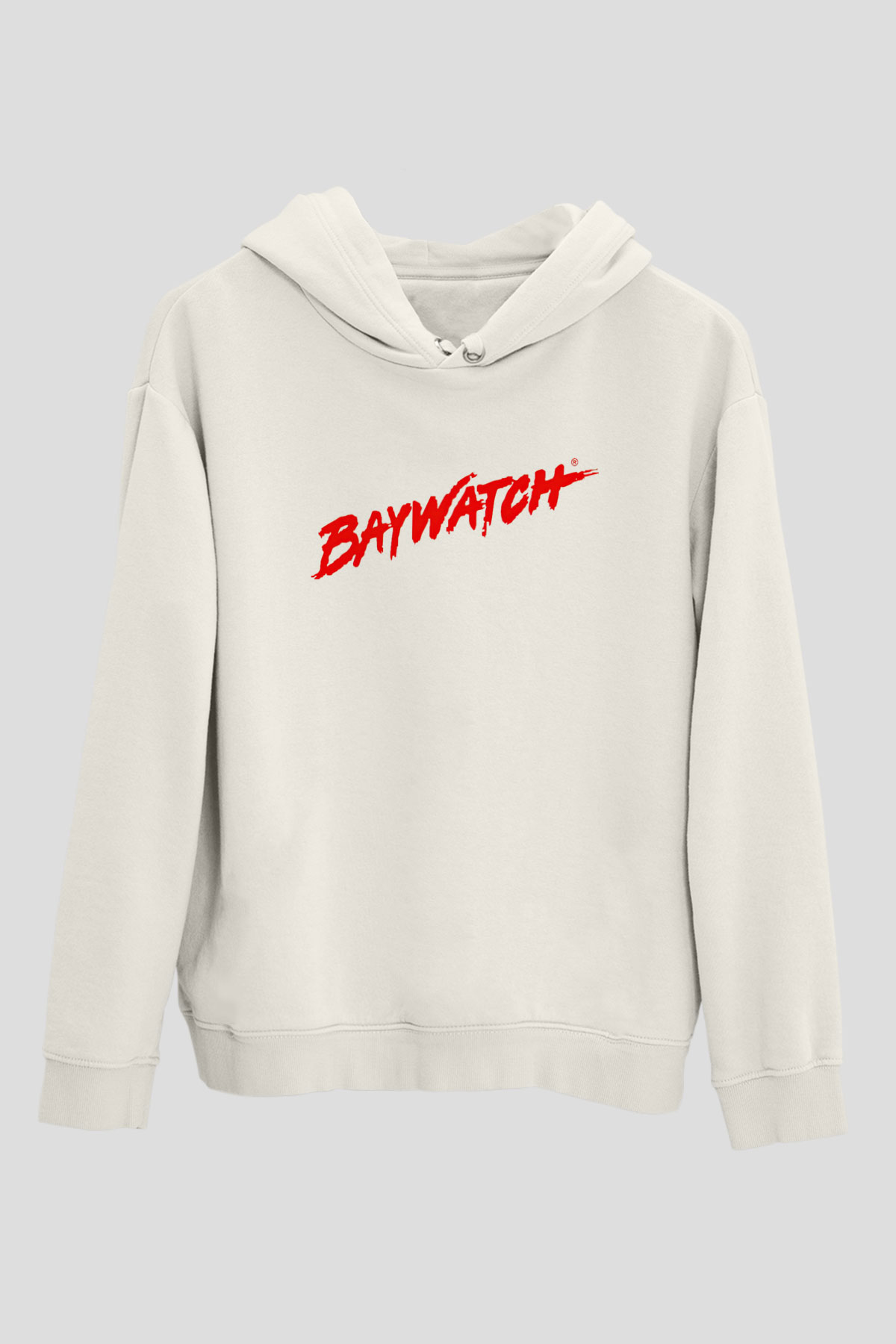 Baywatch Beyaz Unisex Hoodie