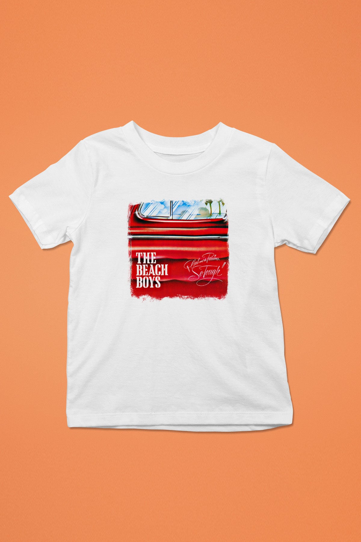 Beach Boys Baskılı Unisex Beyaz Çocuk Tişört