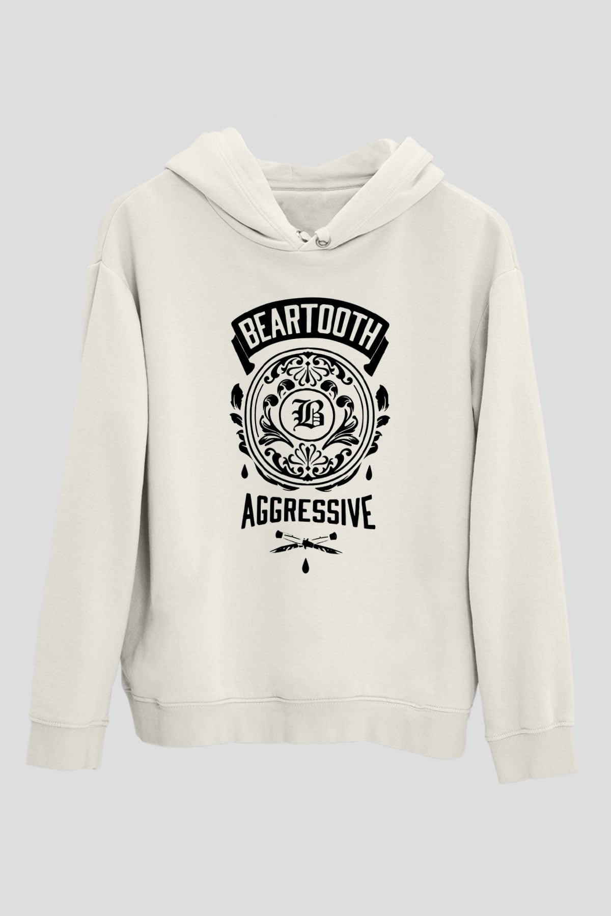 Beartooth Beyaz Unisex Kapşonlu Sweatshirt