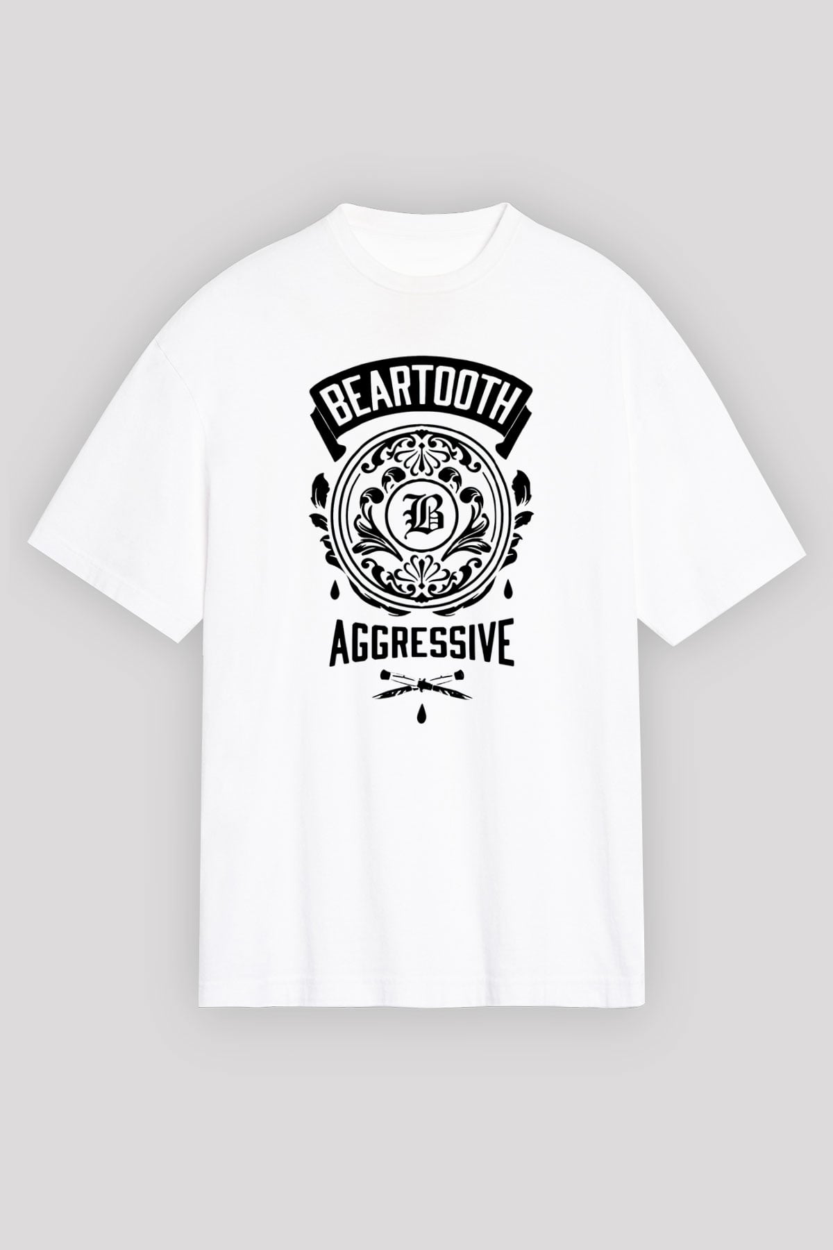 Beartooth Beyaz Unisex Oversize Tişört T-Shirt
