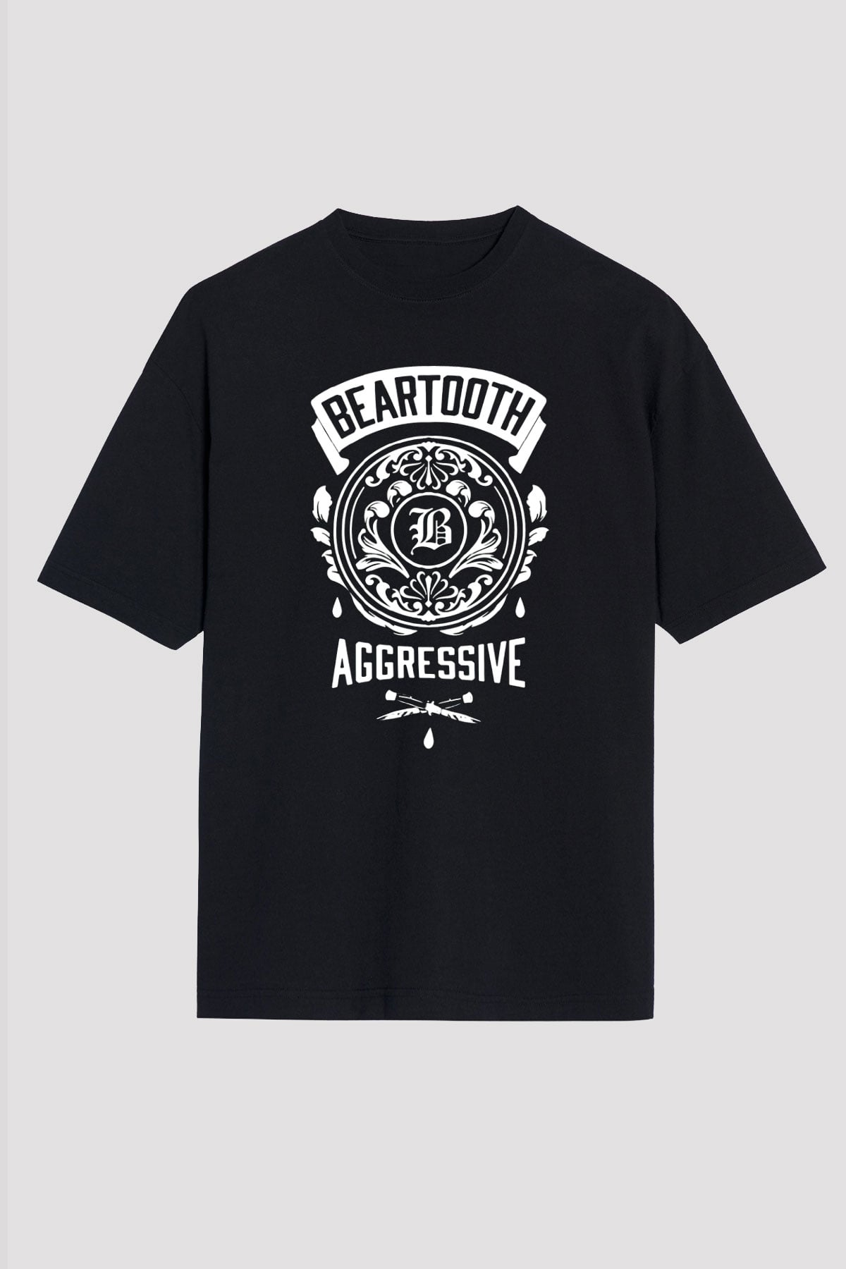 Beartooth Siyah Unisex Oversize Tişört T-Shirt