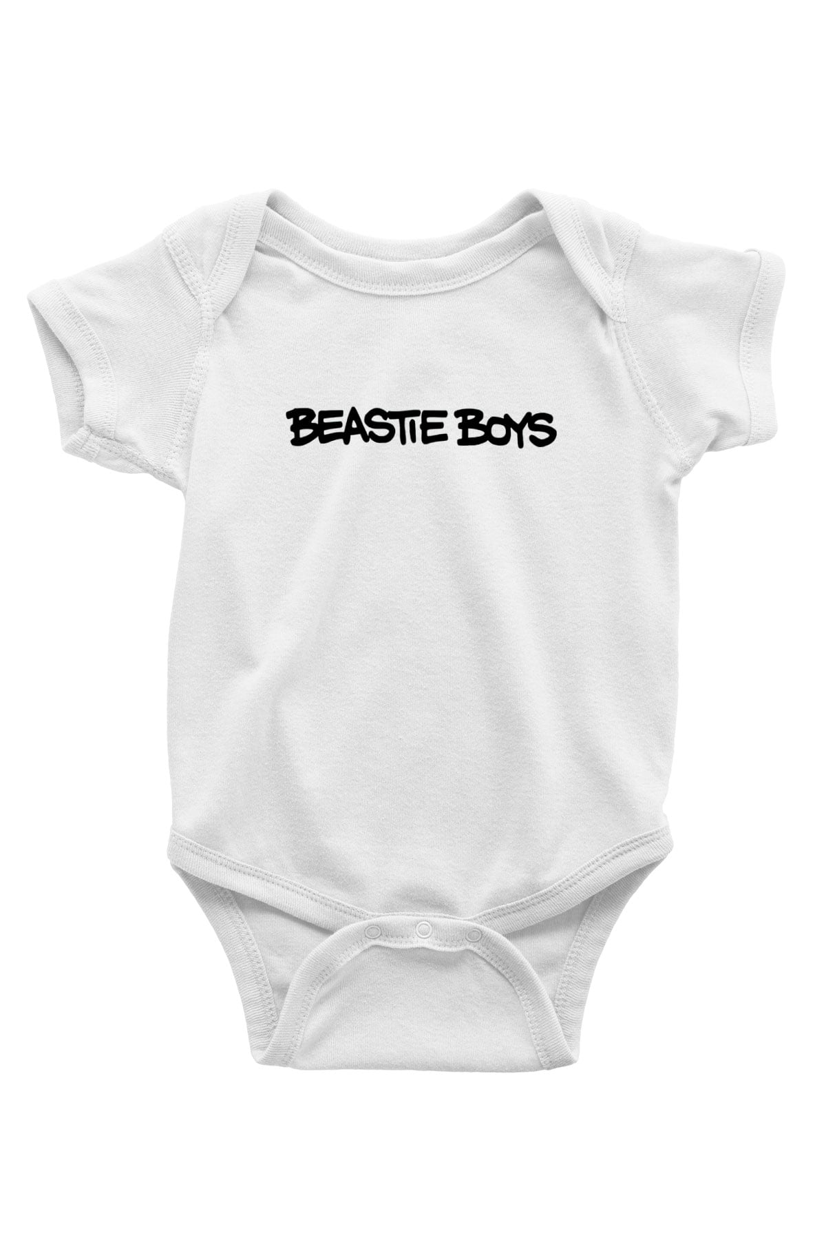 Beastie Boys Baskılı Beyaz Unisex Bebek Body - Zıbın