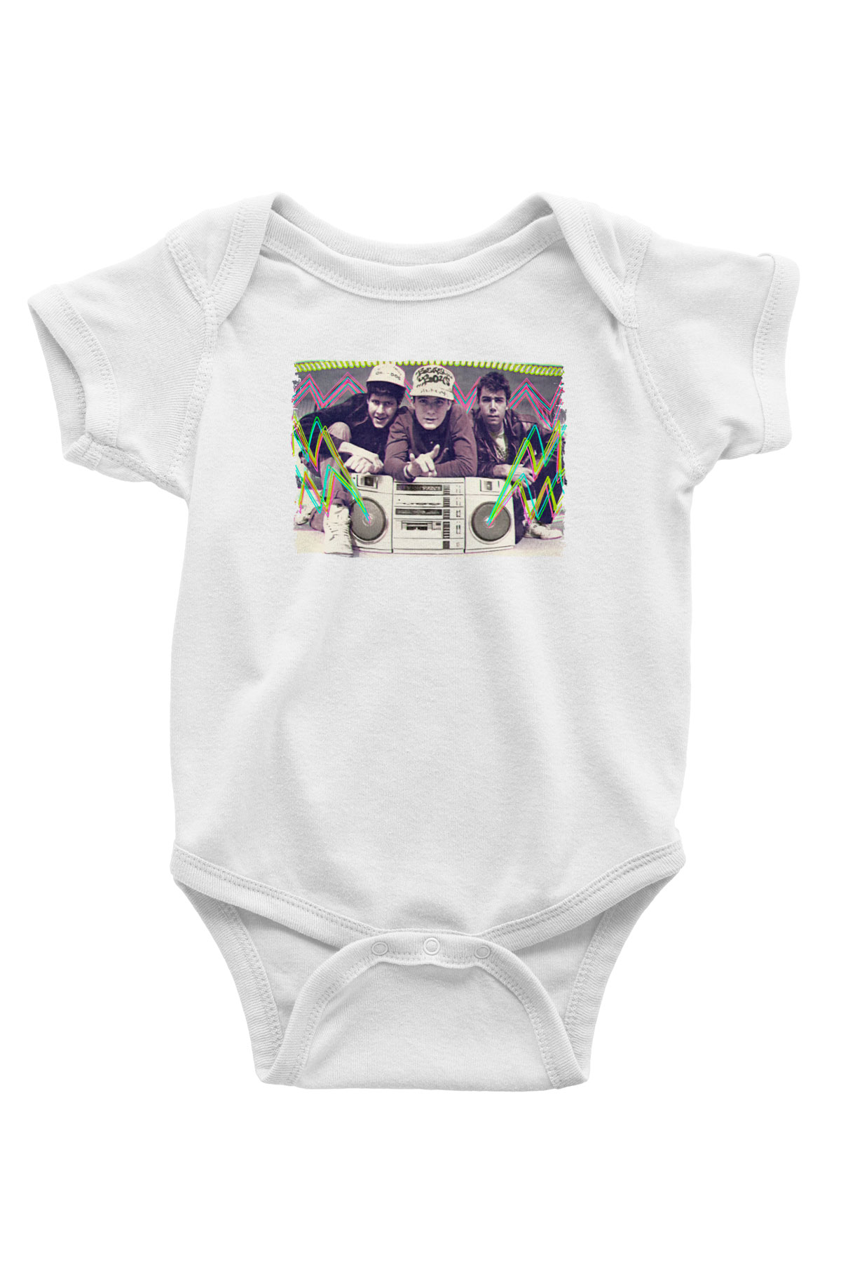 Beastie Boys Beyaz Bebek Body - Zıbın