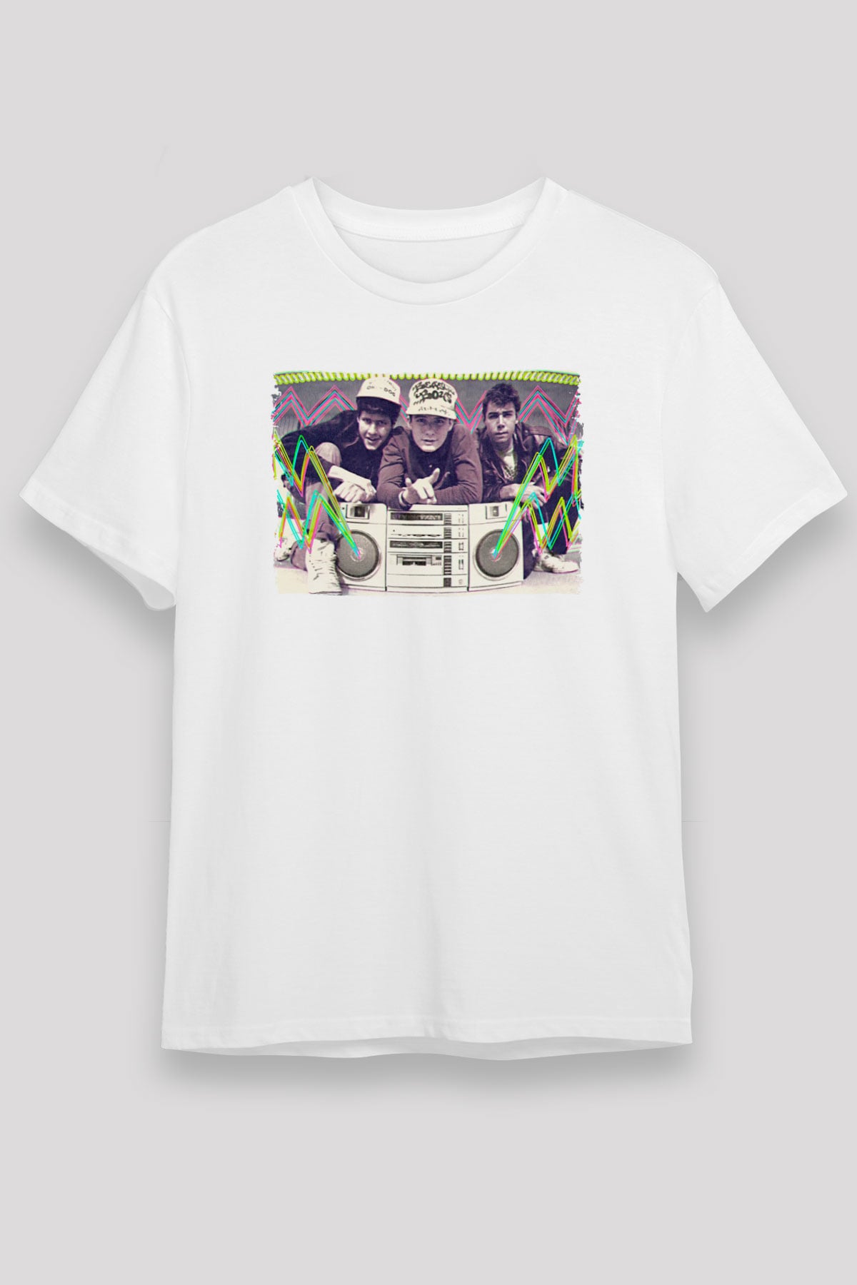 Beastie Boys Beyaz Unisex Tişört T-Shirt - TişörtFabrikası