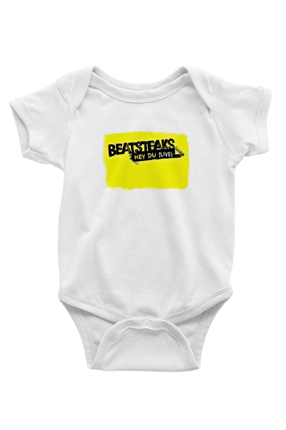 Beatsteaks Baskılı Unisex Beyaz Bebek Body - Zıbın
