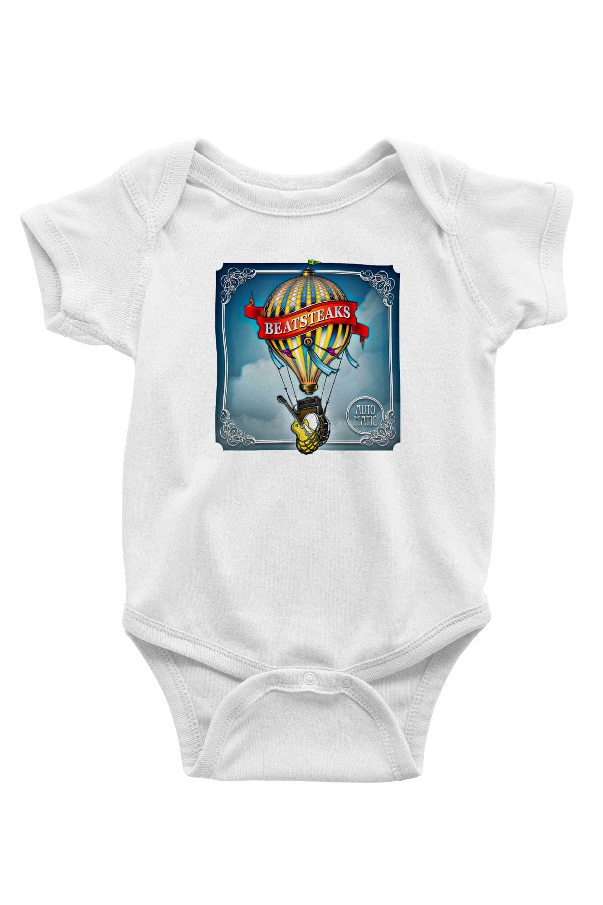 Beatsteaks Baskılı Unisex Beyaz Bebek Body - Zıbın