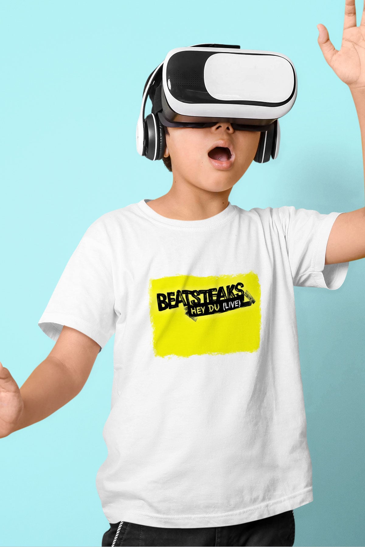 Beatsteaks Baskılı Unisex Beyaz Çocuk Tişört
