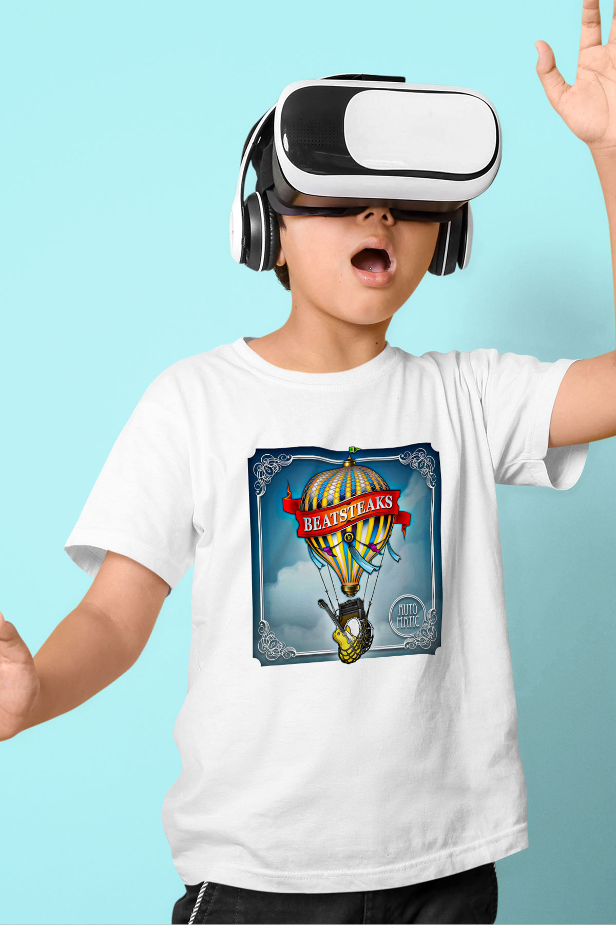 Beatsteaks Baskılı Unisex Beyaz Çocuk Tişört