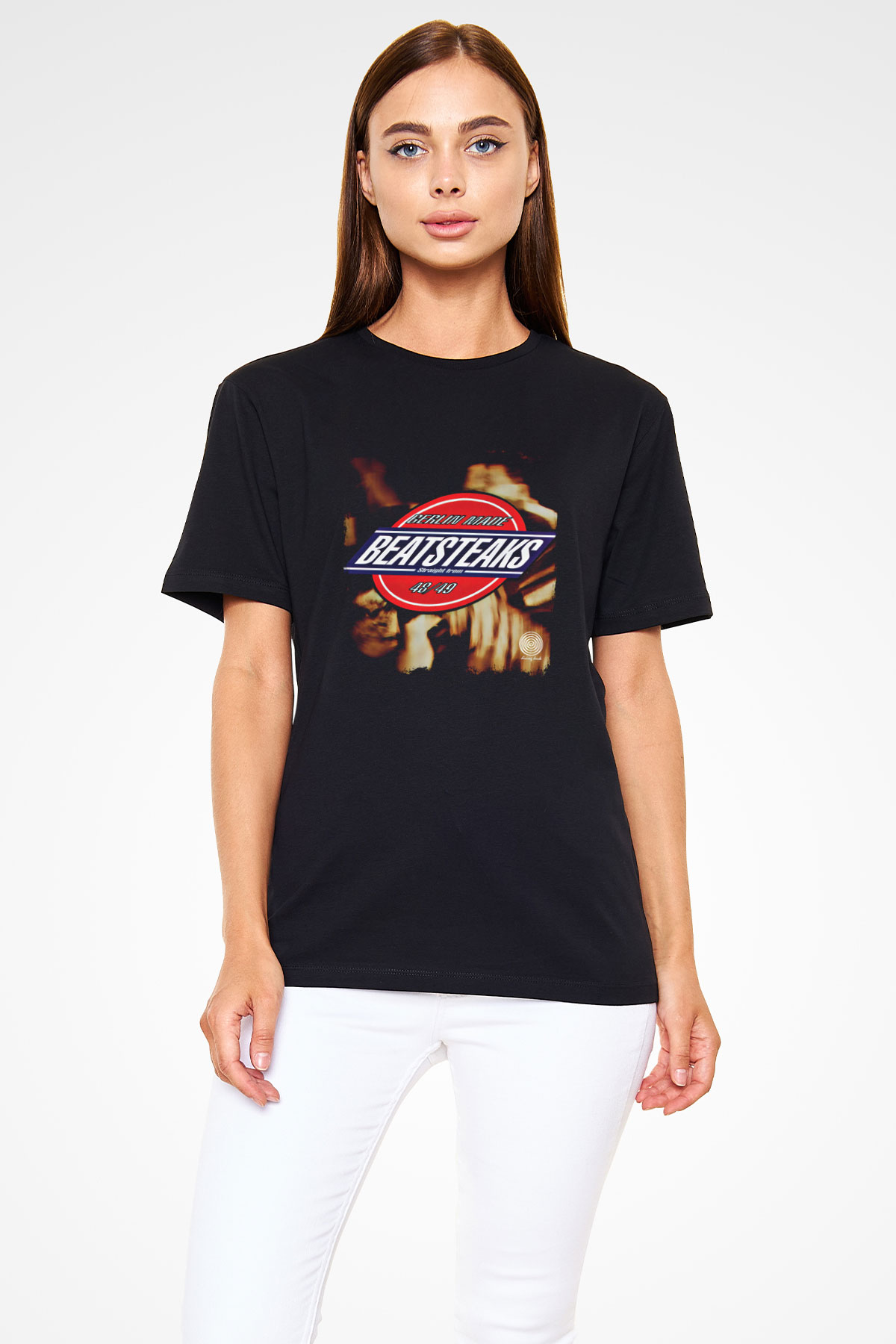 Beatsteaks Baskılı Unisex Siyah Tişört