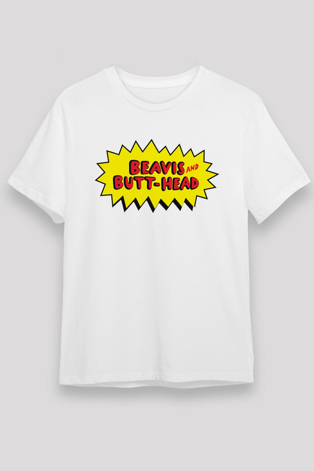 Beavis and Butt-head Beyaz Unisex Tişört T-Shirt