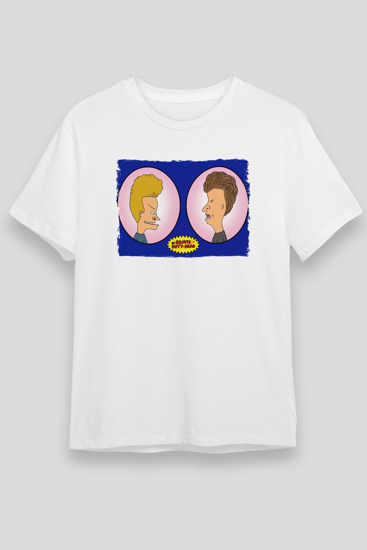 Beavis and Butt-head Beyaz Unisex Tişört T-Shirt