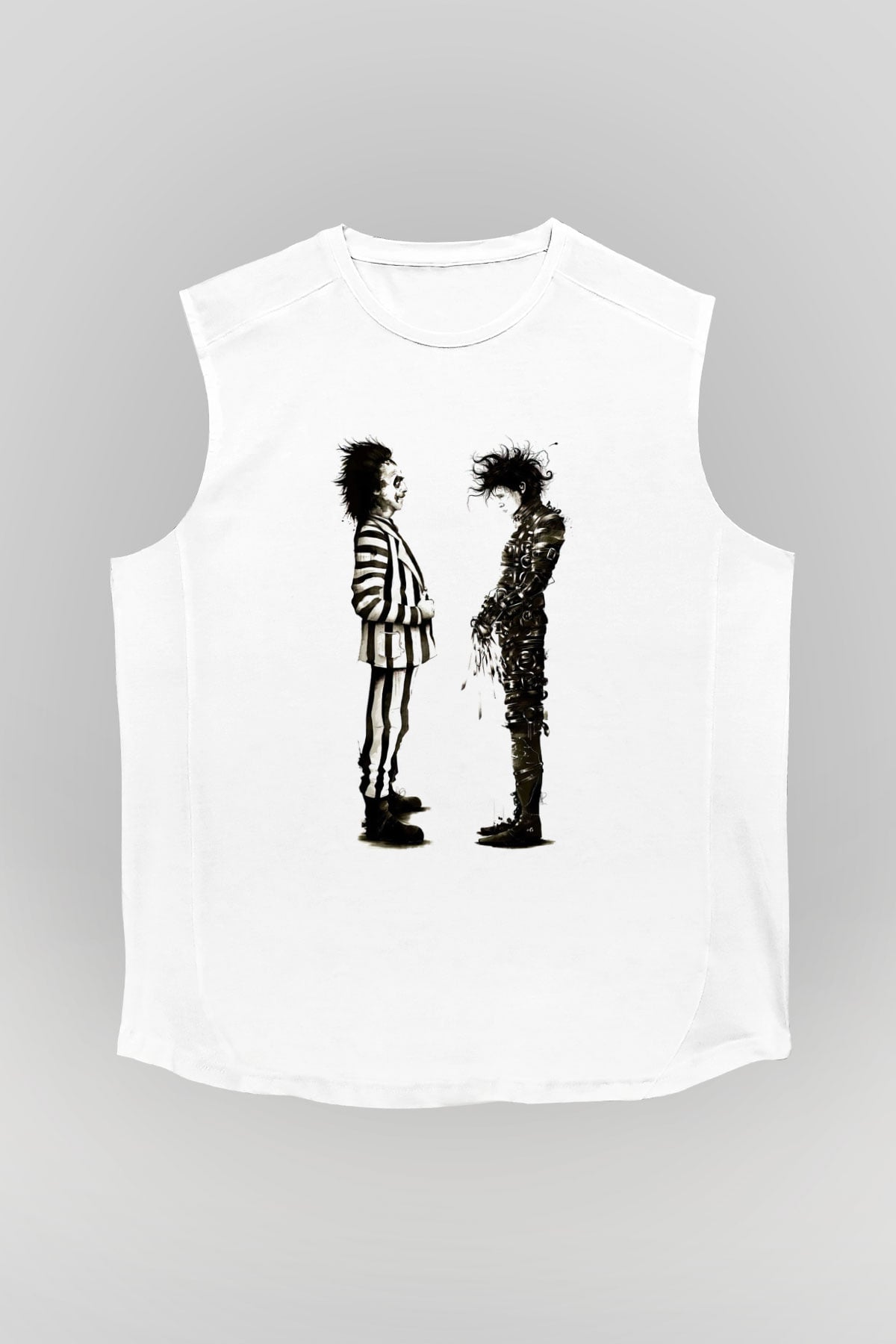 Beetlejuice Beterböcek Beyaz Unisex Kolsuz Tişört