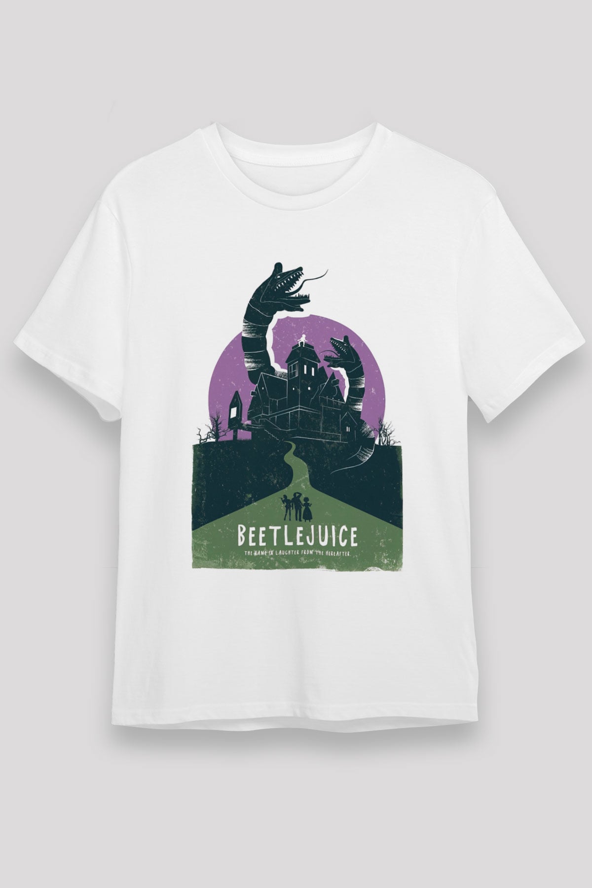 Beetlejuice Beterböcek Beyaz Unisex Tişört