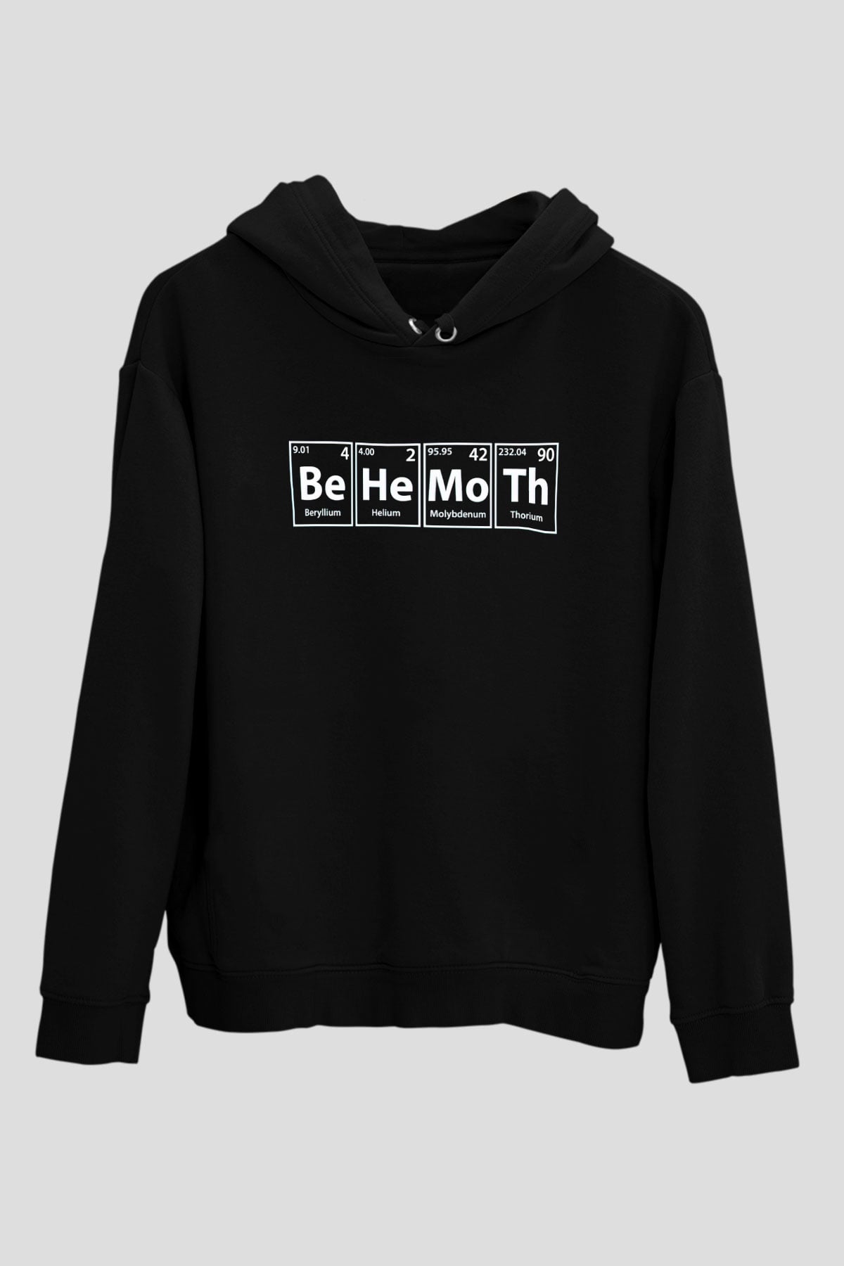 Behemoth Siyah Unisex Kapüşonlu Sweatshirt