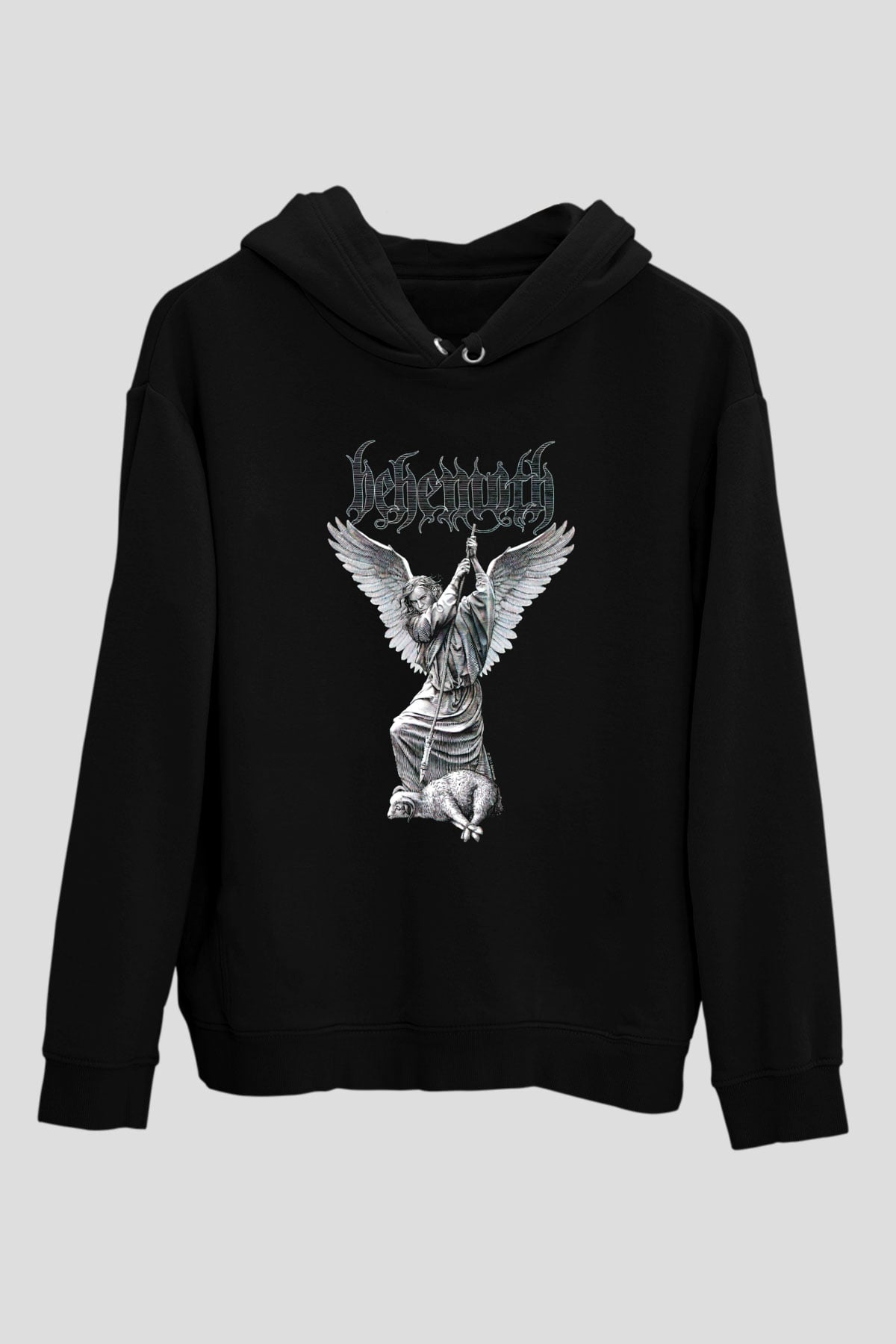 Behemoth Siyah Unisex Kapüşonlu Sweatshirt