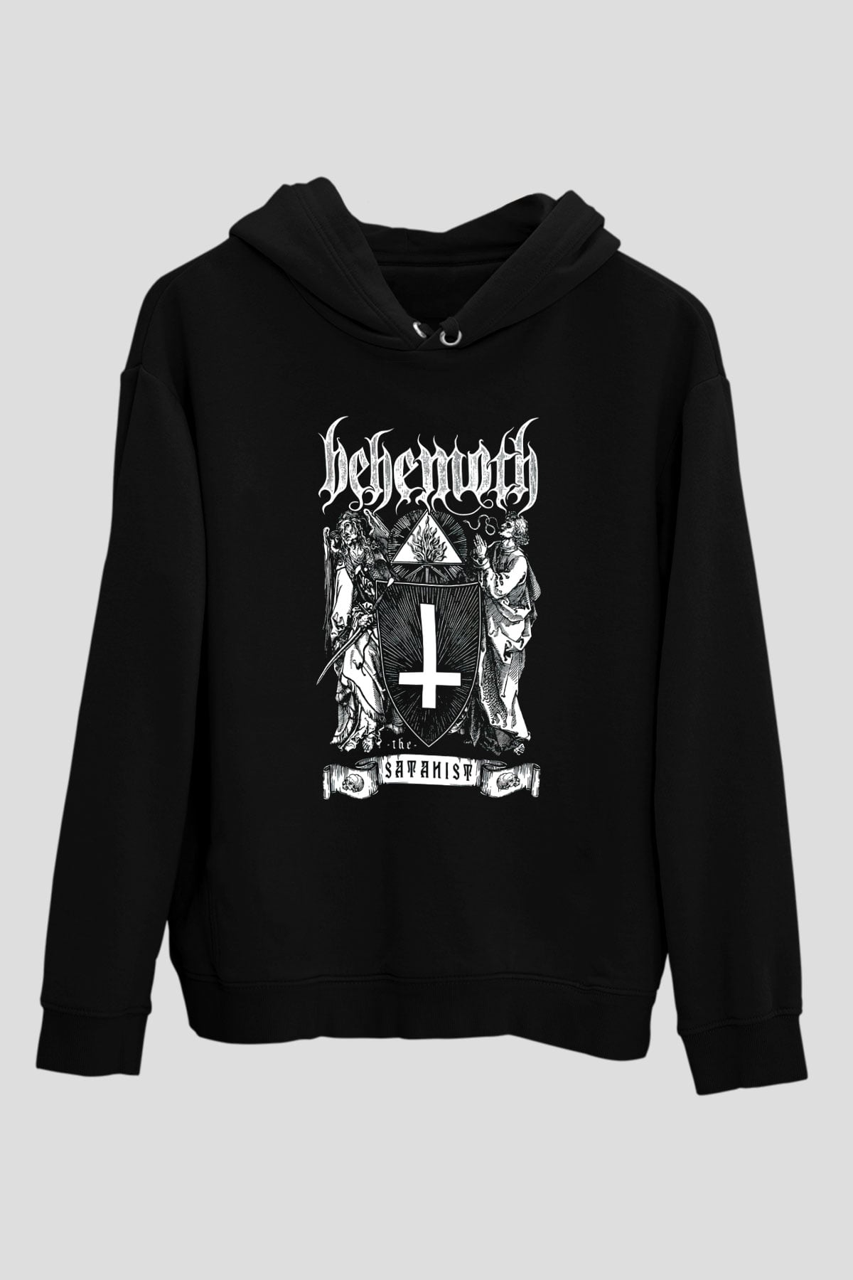 Behemoth Siyah Unisex Kapüşonlu Sweatshirt