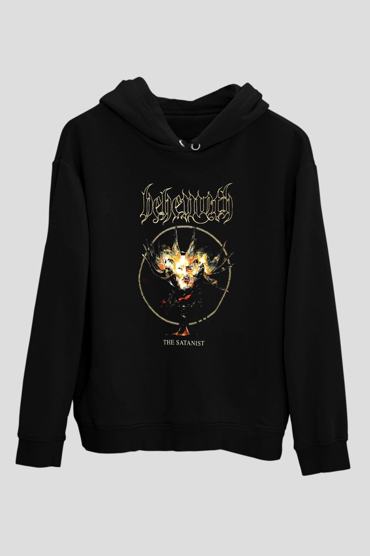 Behemoth Siyah Unisex Kapüşonlu Sweatshirt