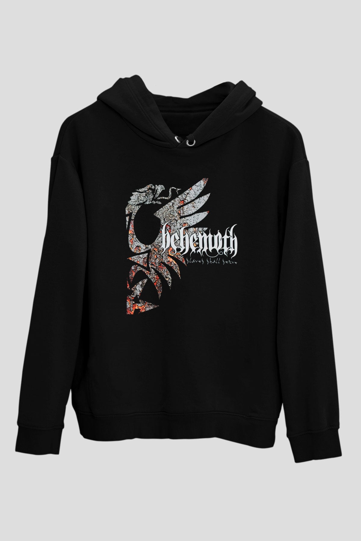 Behemoth Siyah Unisex Kapüşonlu Sweatshirt