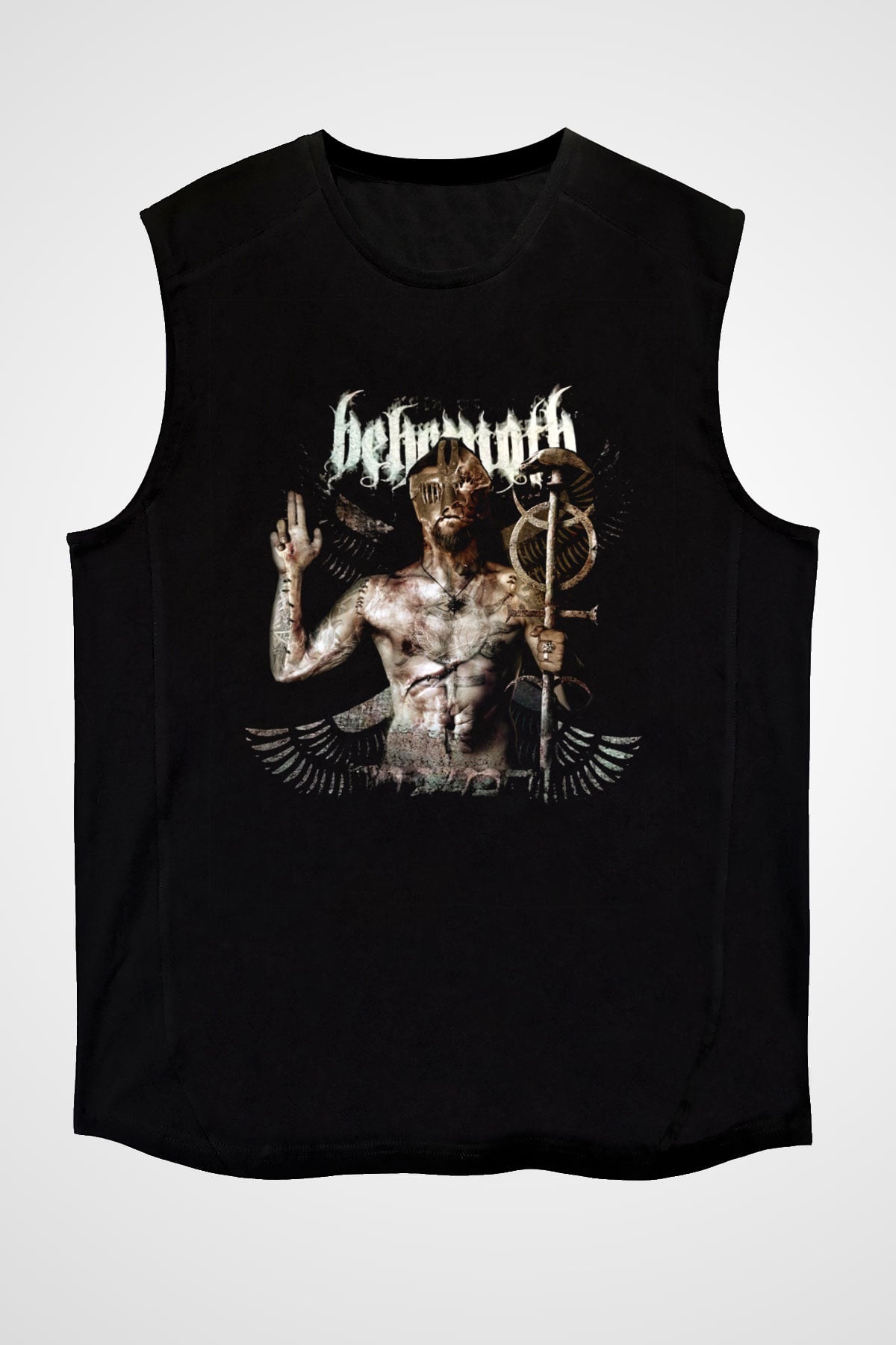 Behemoth Siyah Unisex Kolsuz Tişört