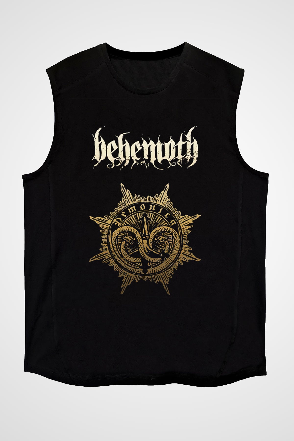 Behemoth Siyah Unisex Kolsuz Tişört