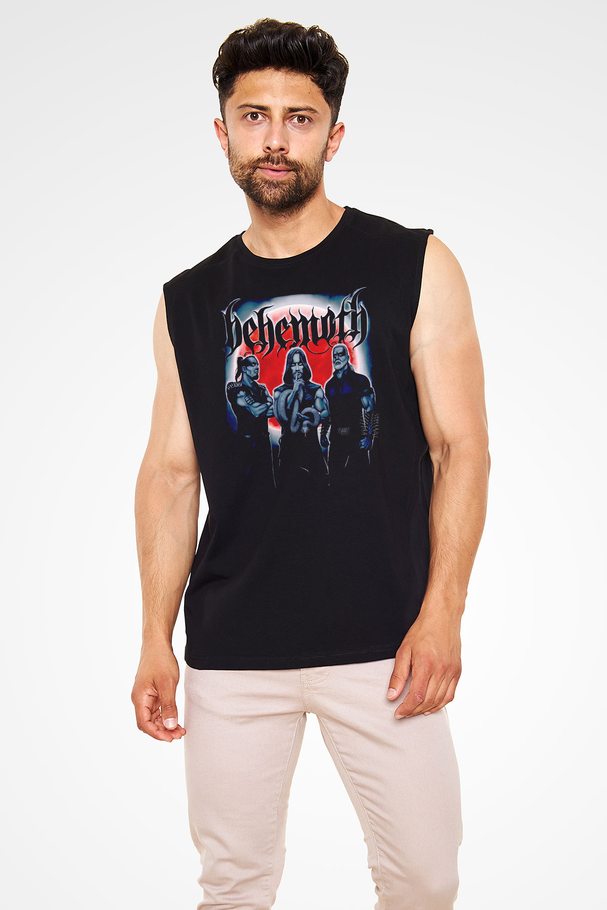 Behemoth Siyah Unisex Kolsuz Tişört