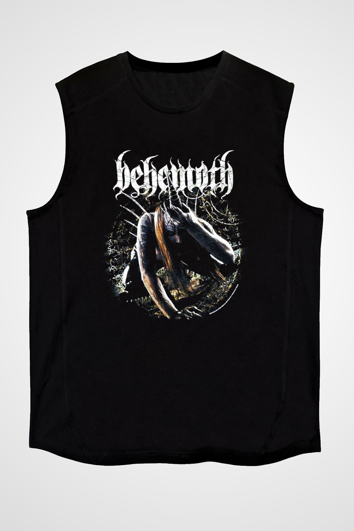 Behemoth Siyah Unisex Kolsuz Tişört