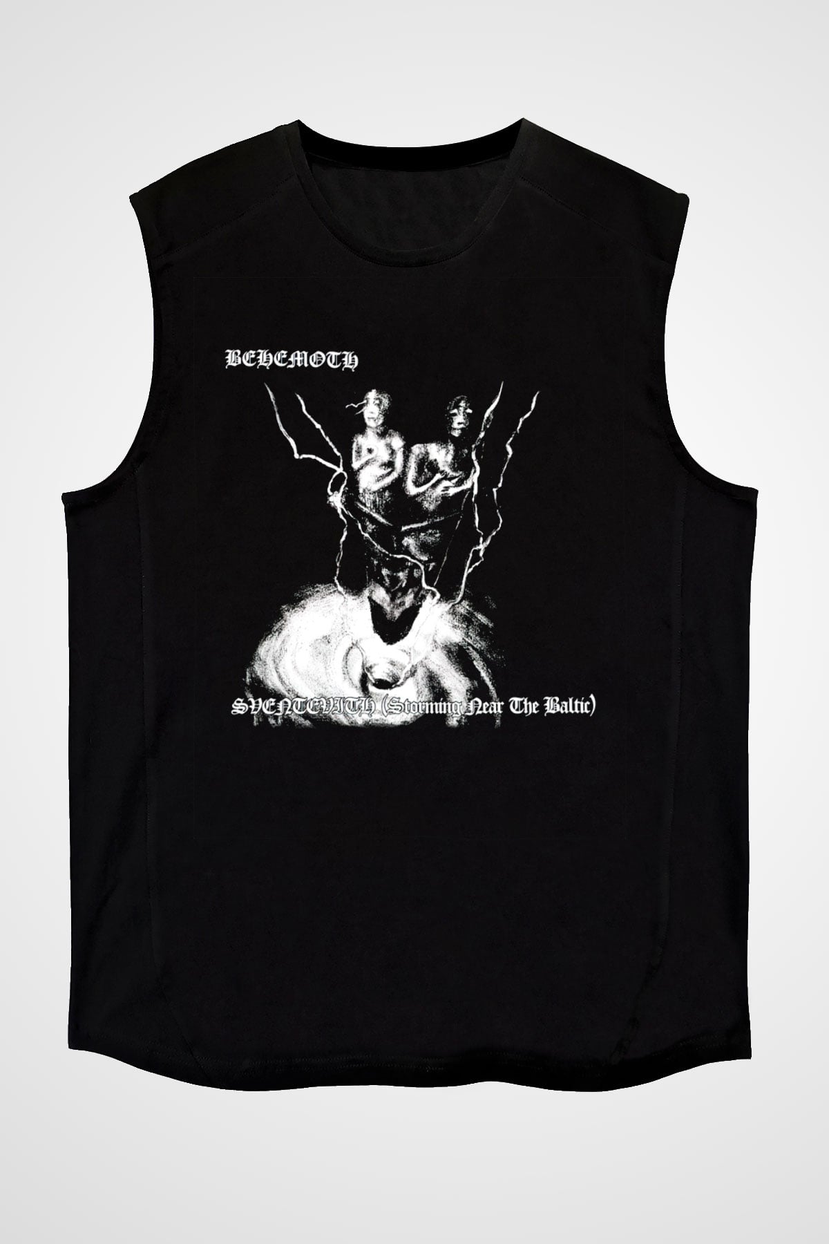 Behemoth Siyah Unisex Kolsuz Tişört