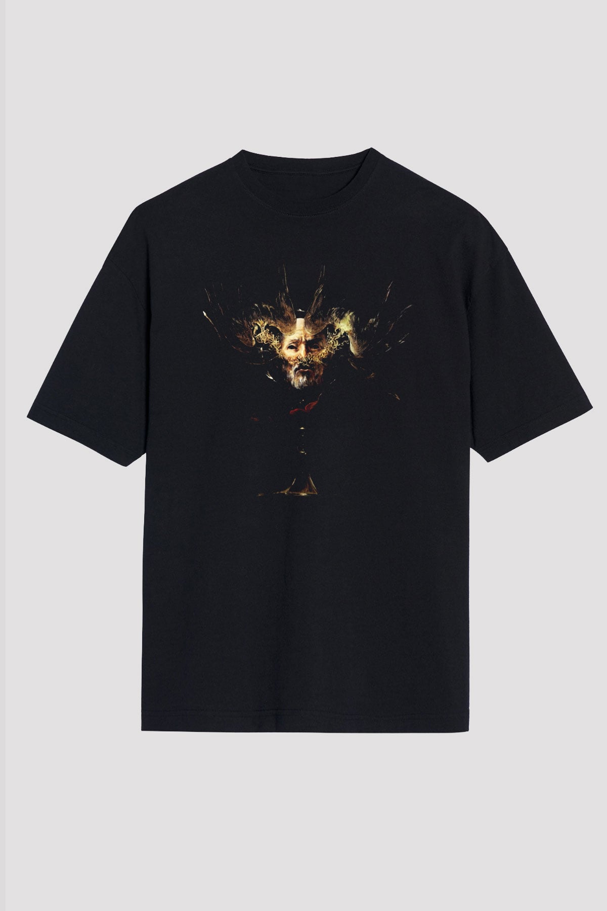 Behemoth Siyah Unisex Oversize Tişört T-Shirt