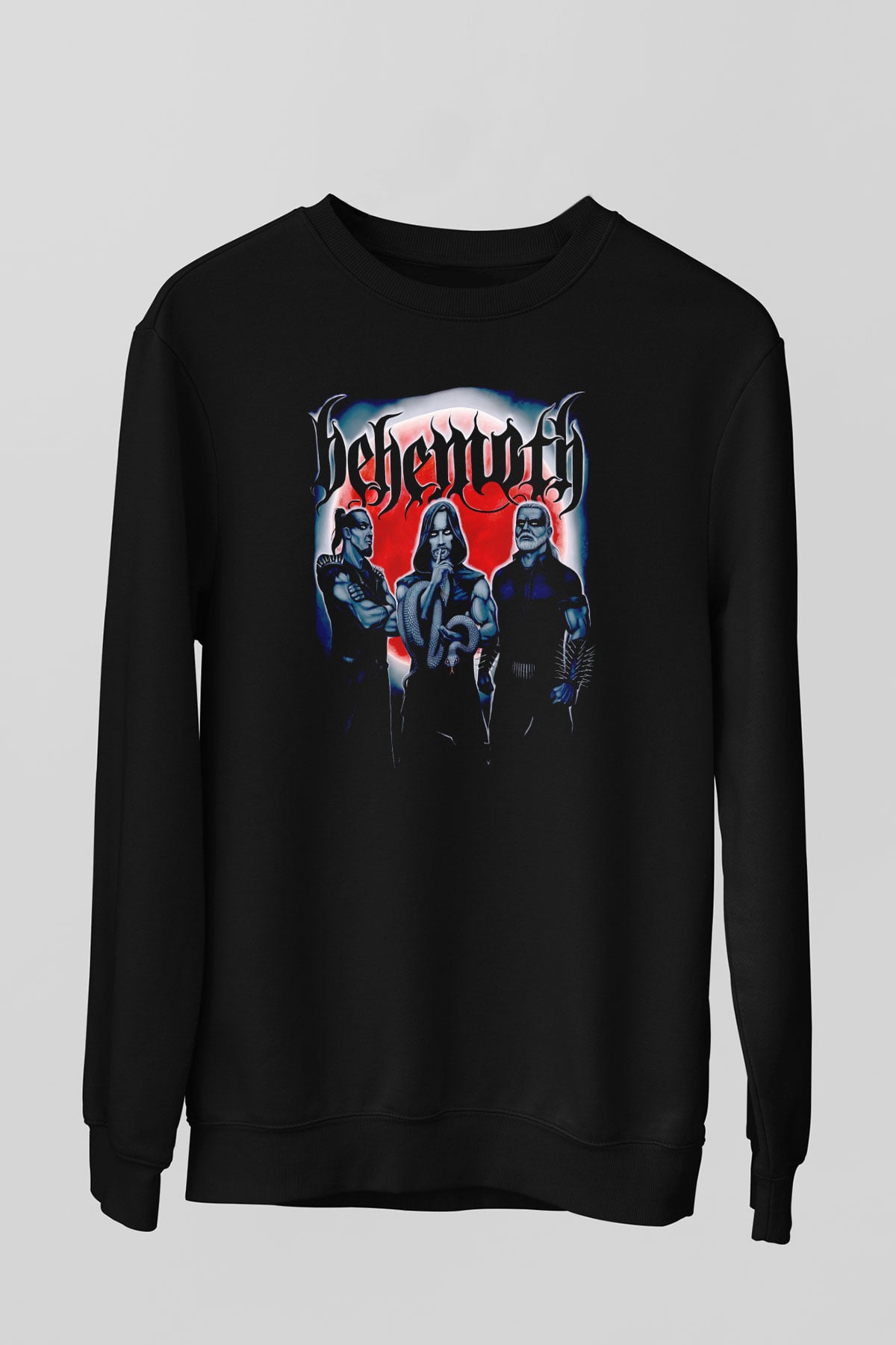 Behemoth Siyah Unisex Sweatshirt
