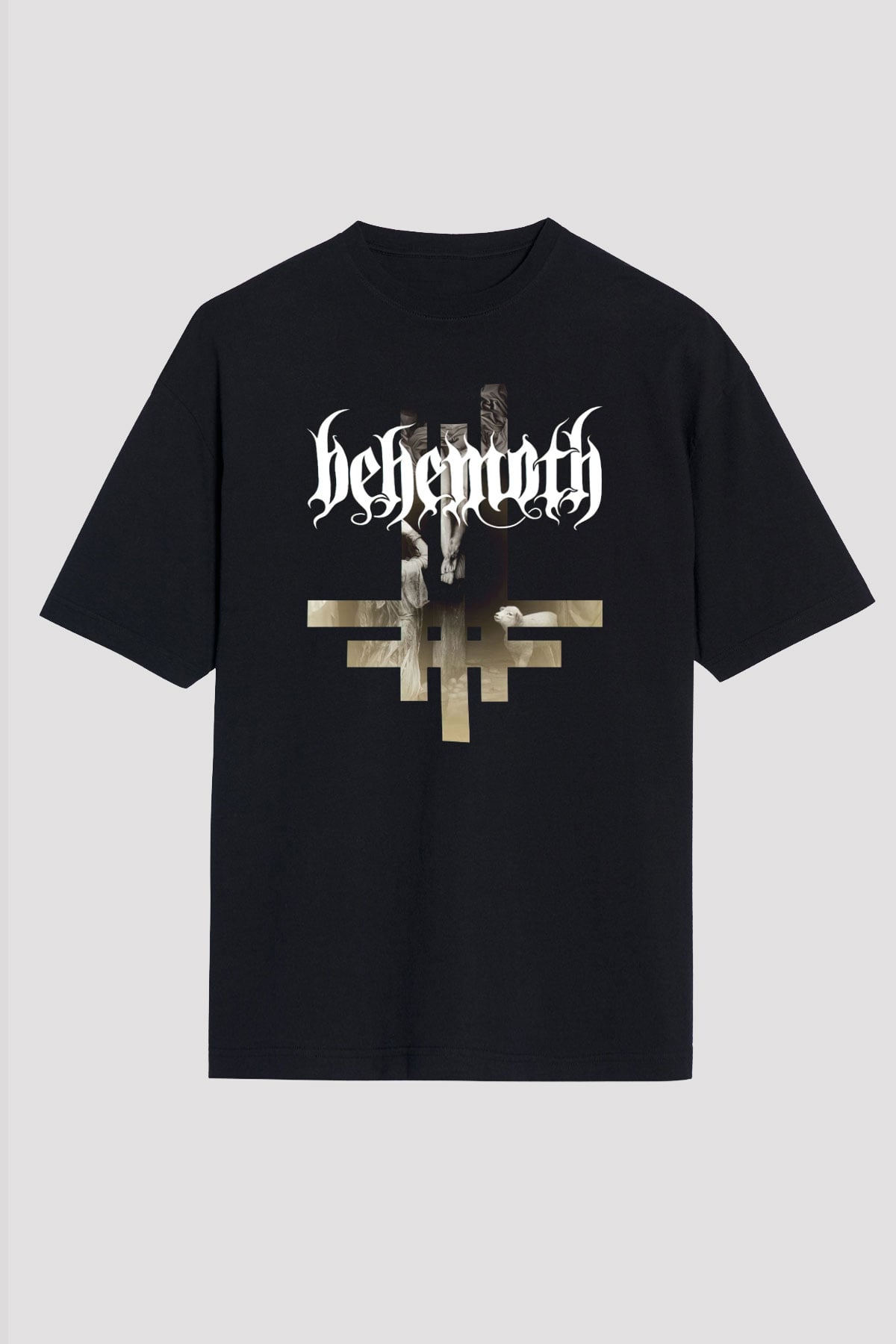 Behemoth Siyah Unisex Tişört T-Shirt - TişörtFabrikası