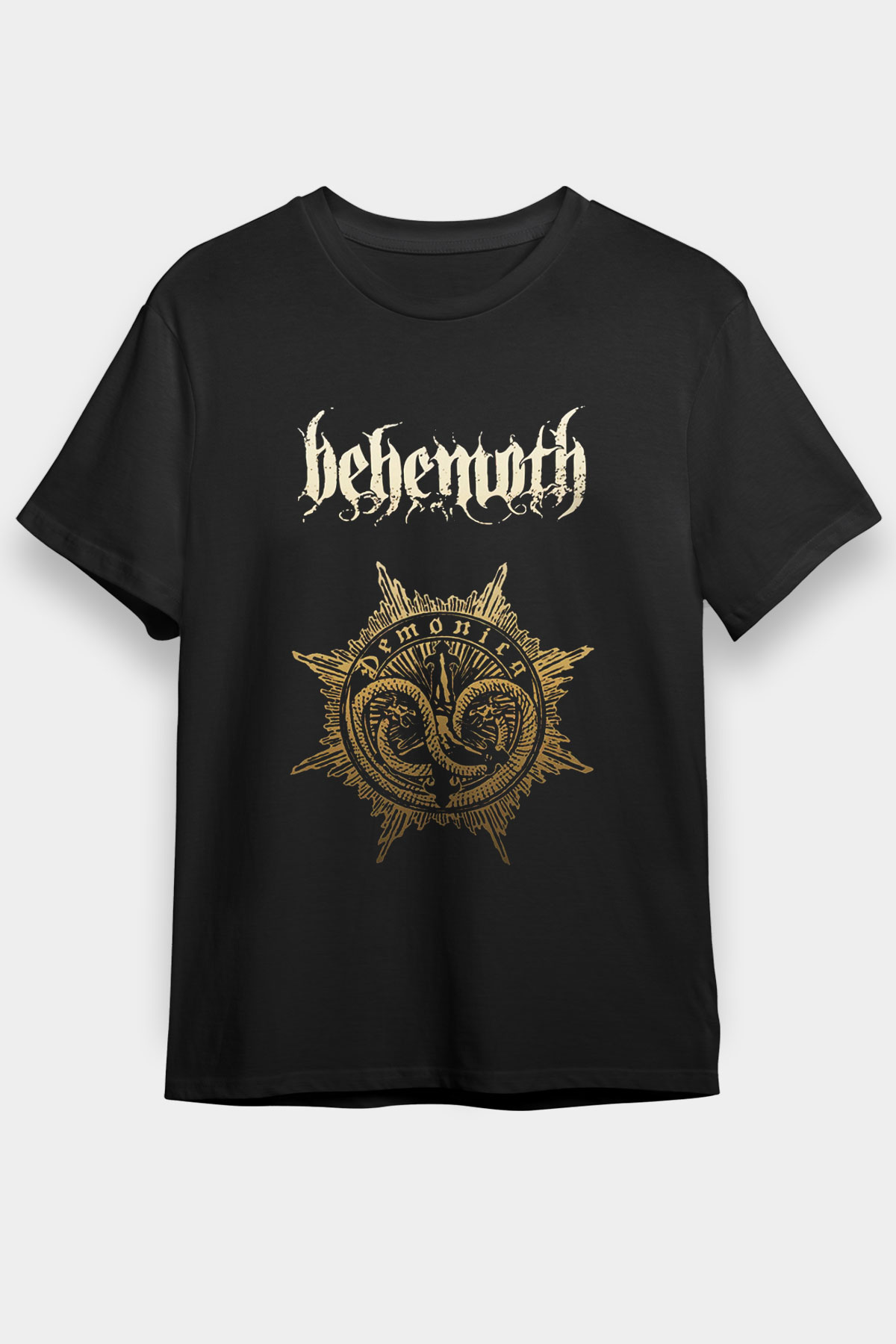 Behemoth Siyah Unisex Tişört T-Shirt - TişörtFabrikası