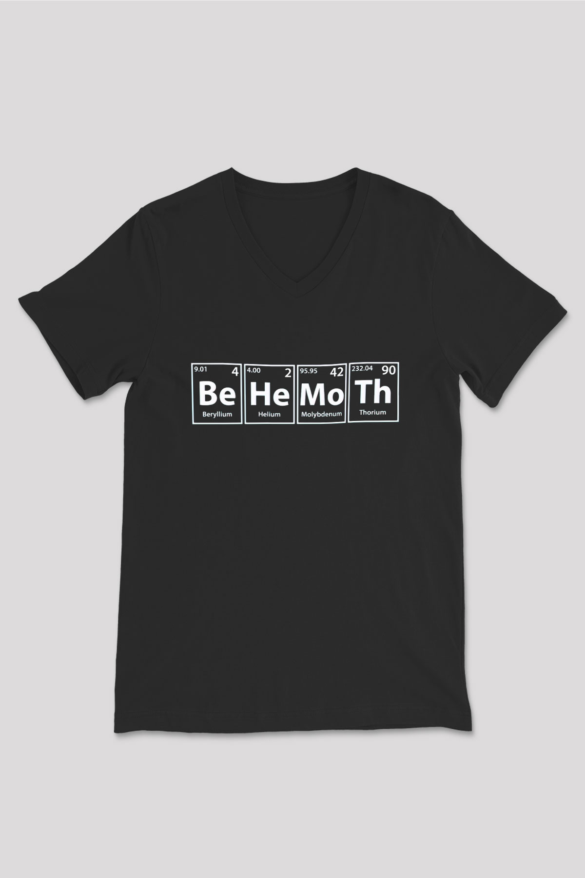 Behemoth Siyah Unisex V Yaka Tişört