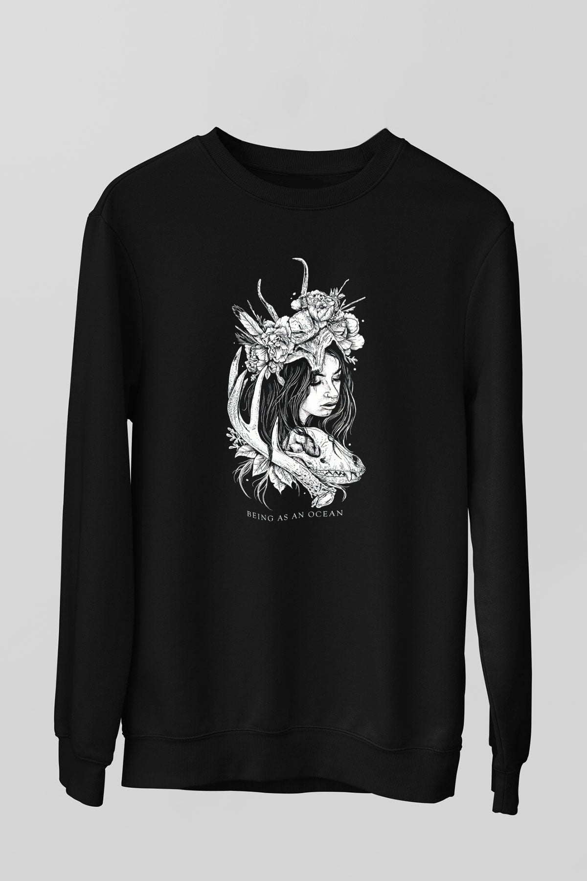 Being as an Ocean Siyah Unisex Sweatshirt