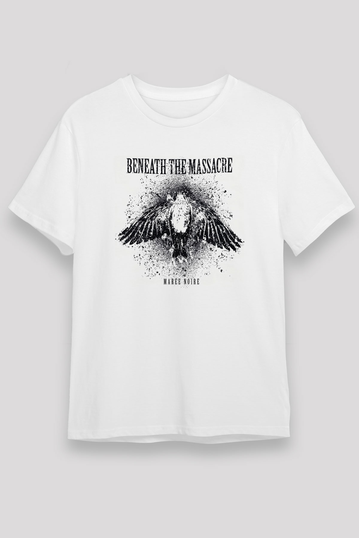 Beneath the Massacre Beyaz Unisex Tişört T-Shirt - TişörtFabrikası