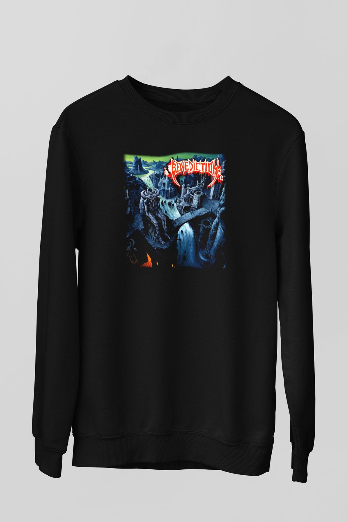 Benediction Siyah Unisex Sweatshirt