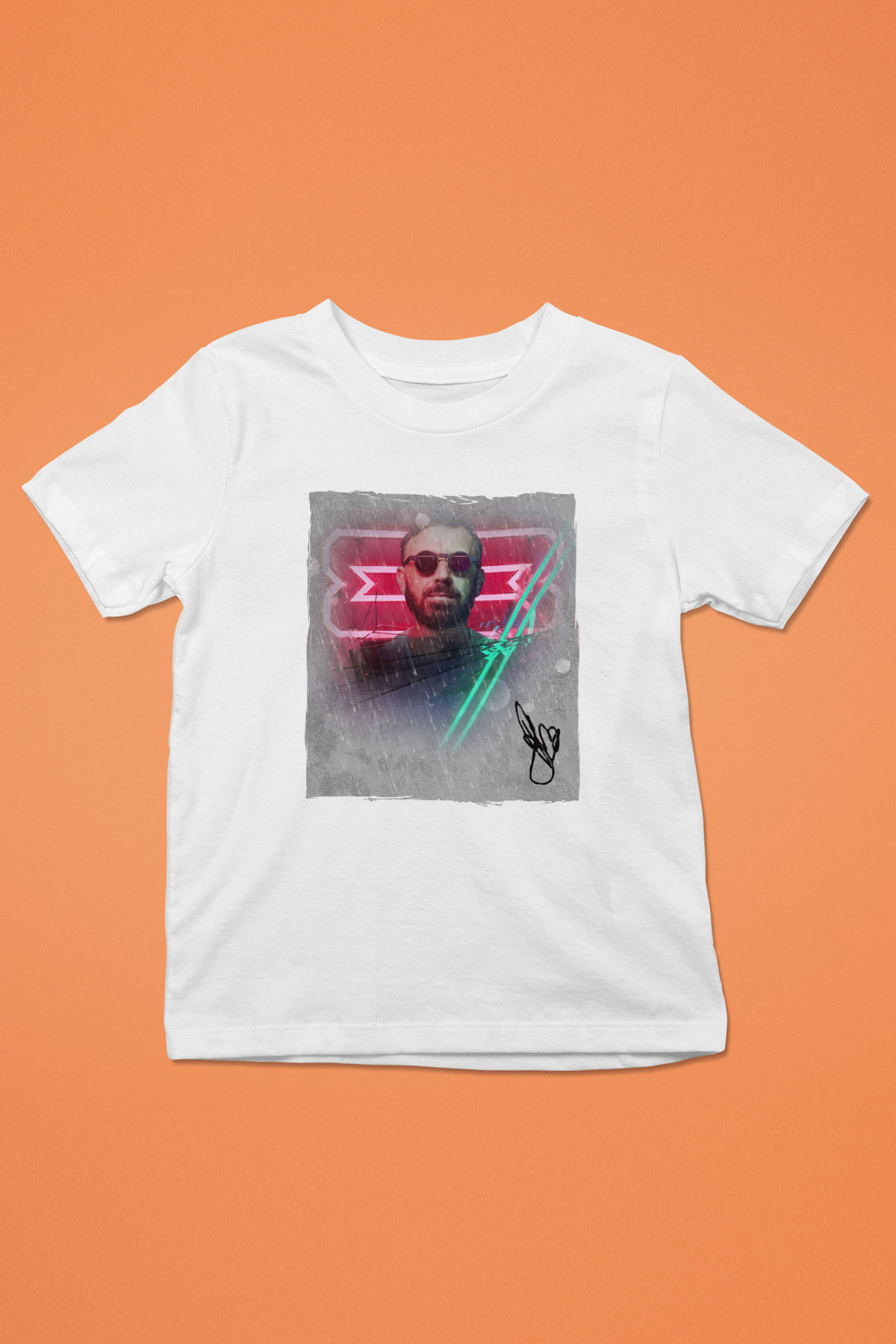 Benny Benassi Beyaz Unisex Çocuk Tişört